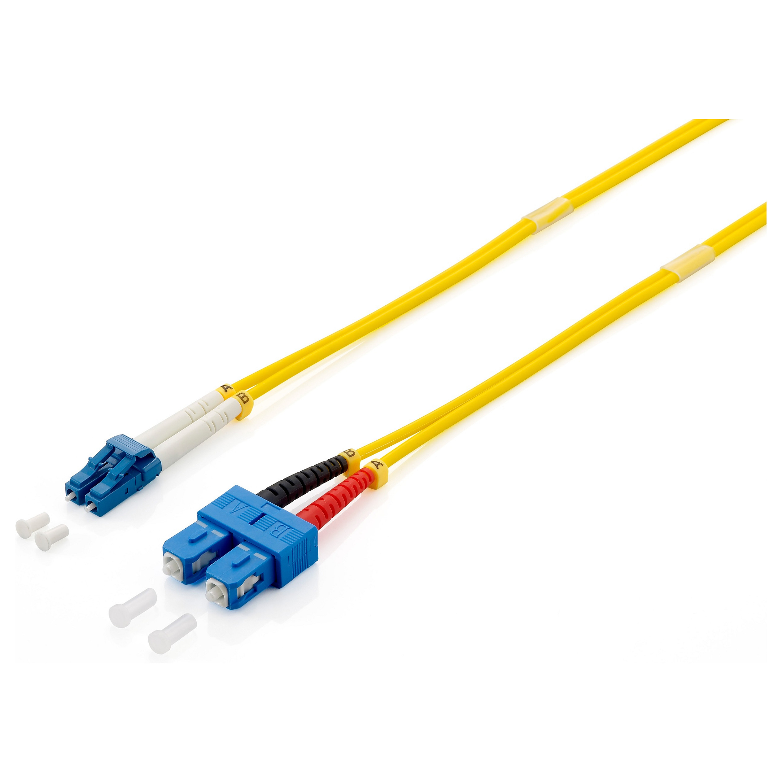 Kabllo për Rrjet Equip LWL Patch Cable LC–SC / 2.00m / Singlemode Duplex OS2 – Polybag