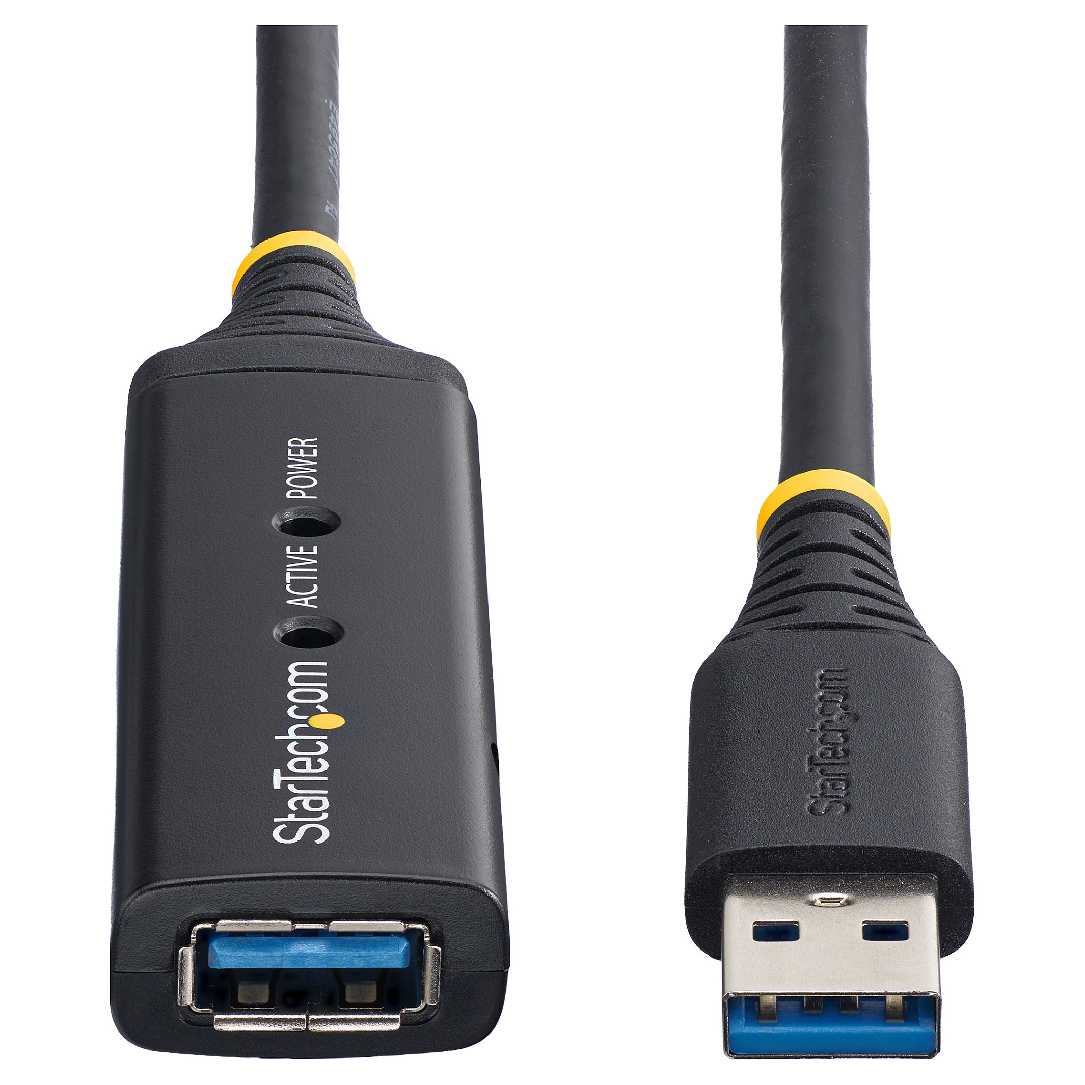Kabllo USB StarTech.com USB3AAEXT5M, USB 3.0, USB-A Mashkull në USB-A Femër, 5Gbps, 5m, Zgjatuese Aktive - Zezë 6