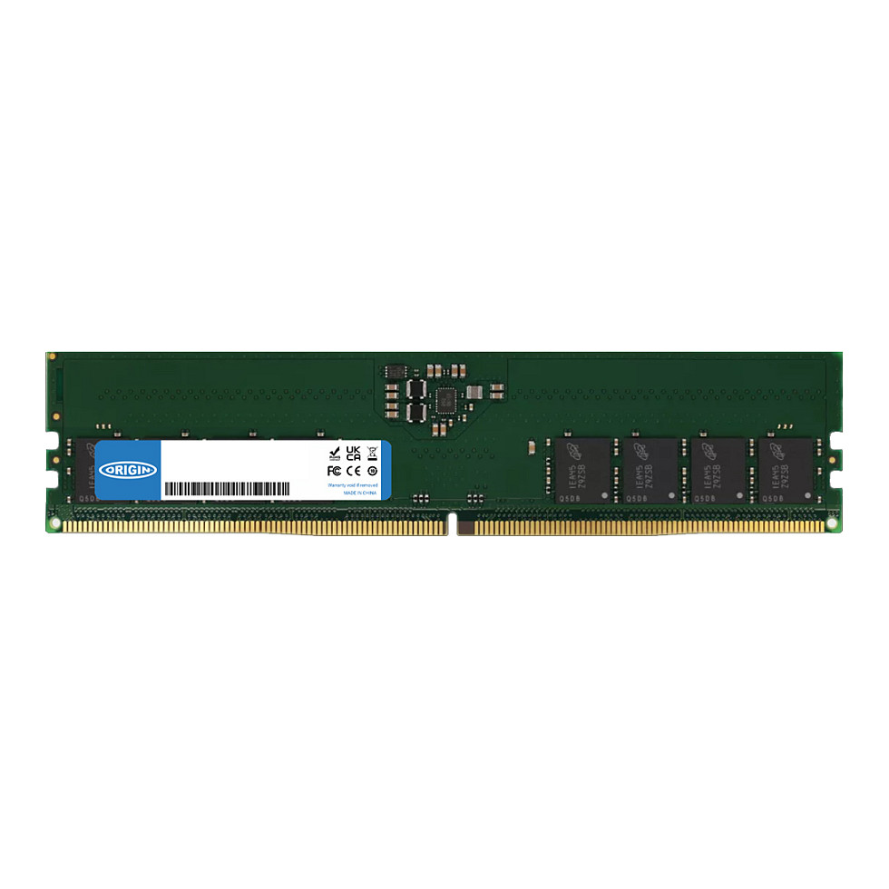 RAM Memorie DDR5 Origin Storage / 32GB / UDIMM / 2Rx8 / Non-ECC / 4800MHz / 1.1V / OM32G54800U2RX8NE11