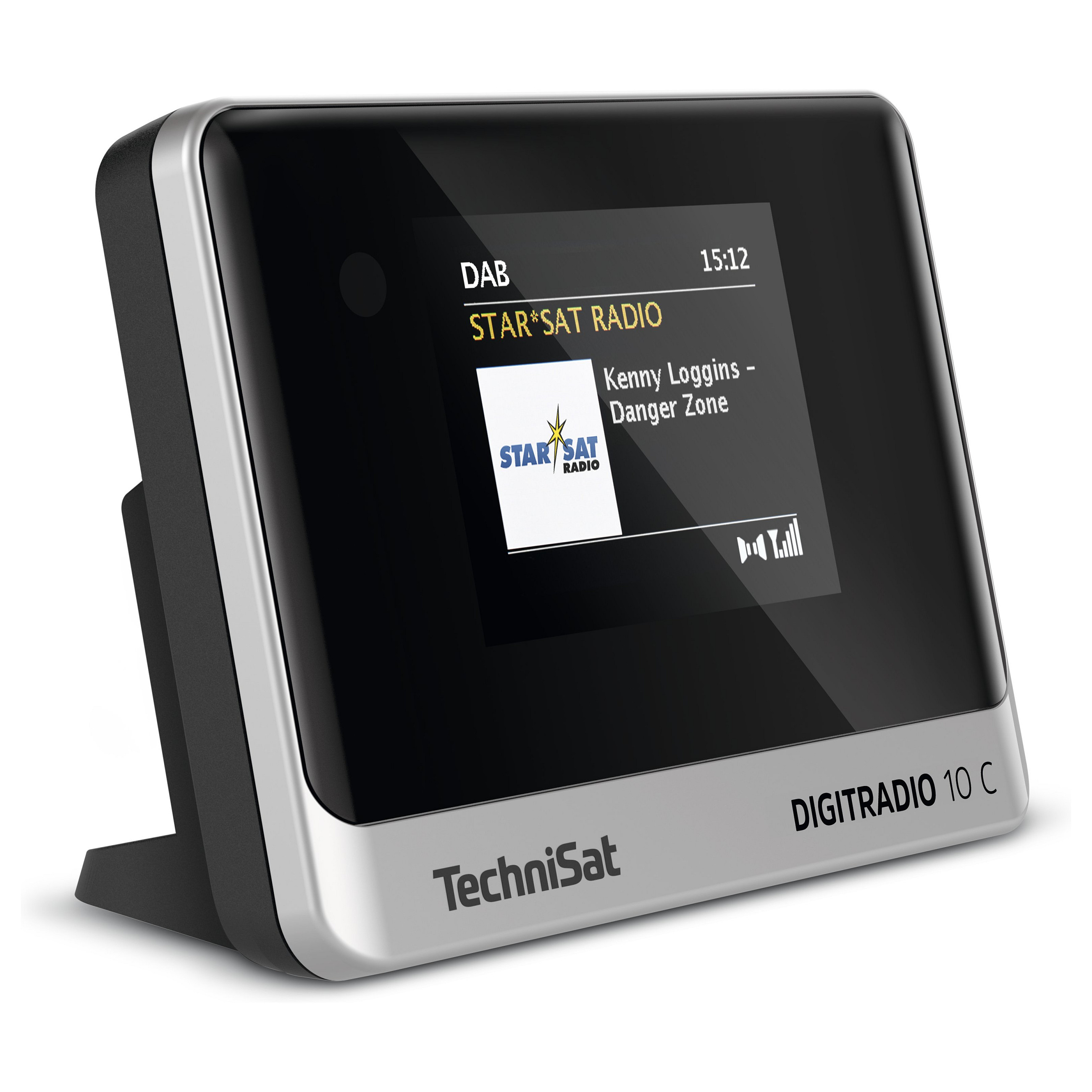 Radio TechniSat DIGITRADIO 10 C, DAB+, FM/RDS, Bluetooth, Ekran me Ngjyra, RCA - Zezë/Argjend 2
