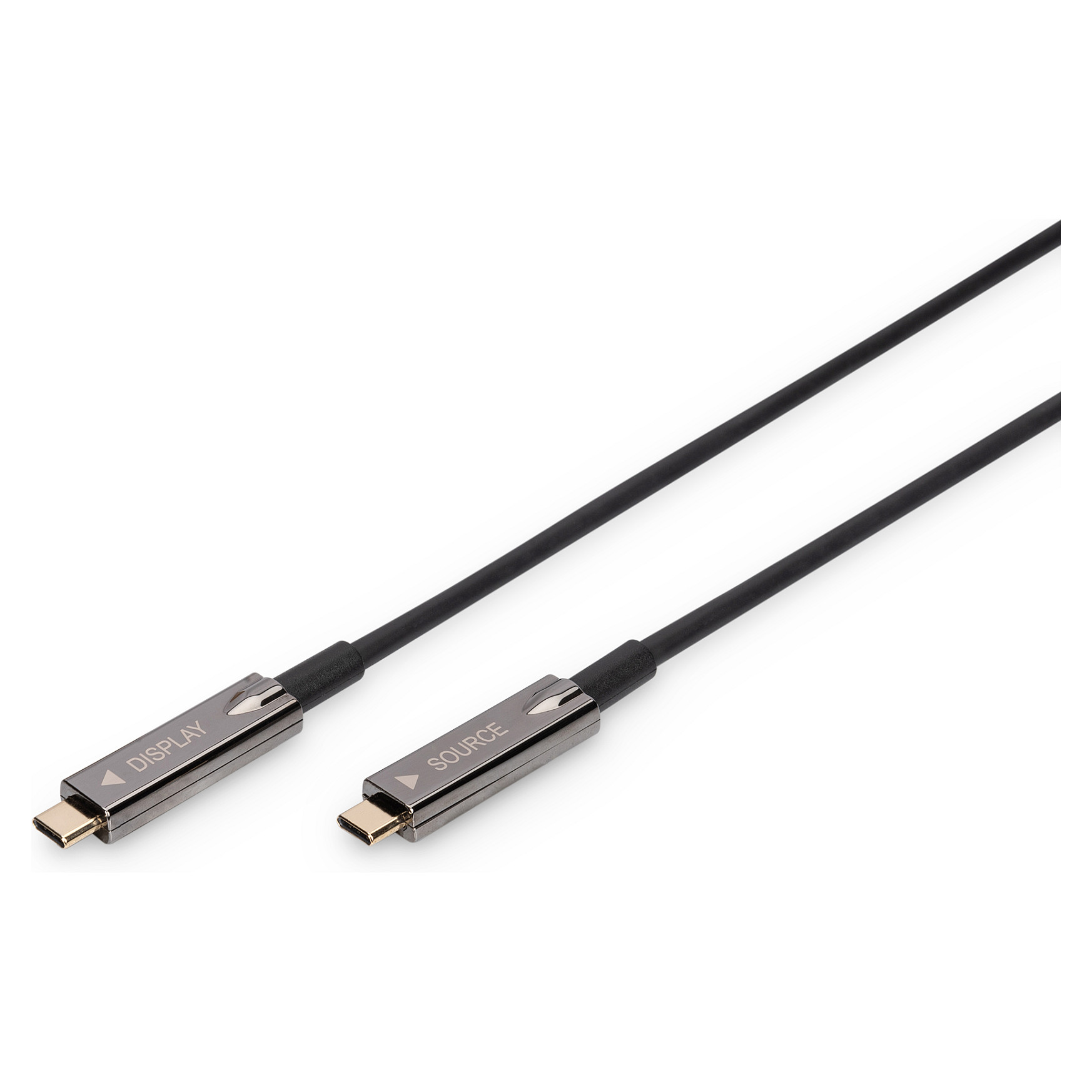 Kabllo USB DIGITUS AK-300117-003-S, USB 3.0, USB-A në Micro-USB B, 0.25 m - Zezë 3