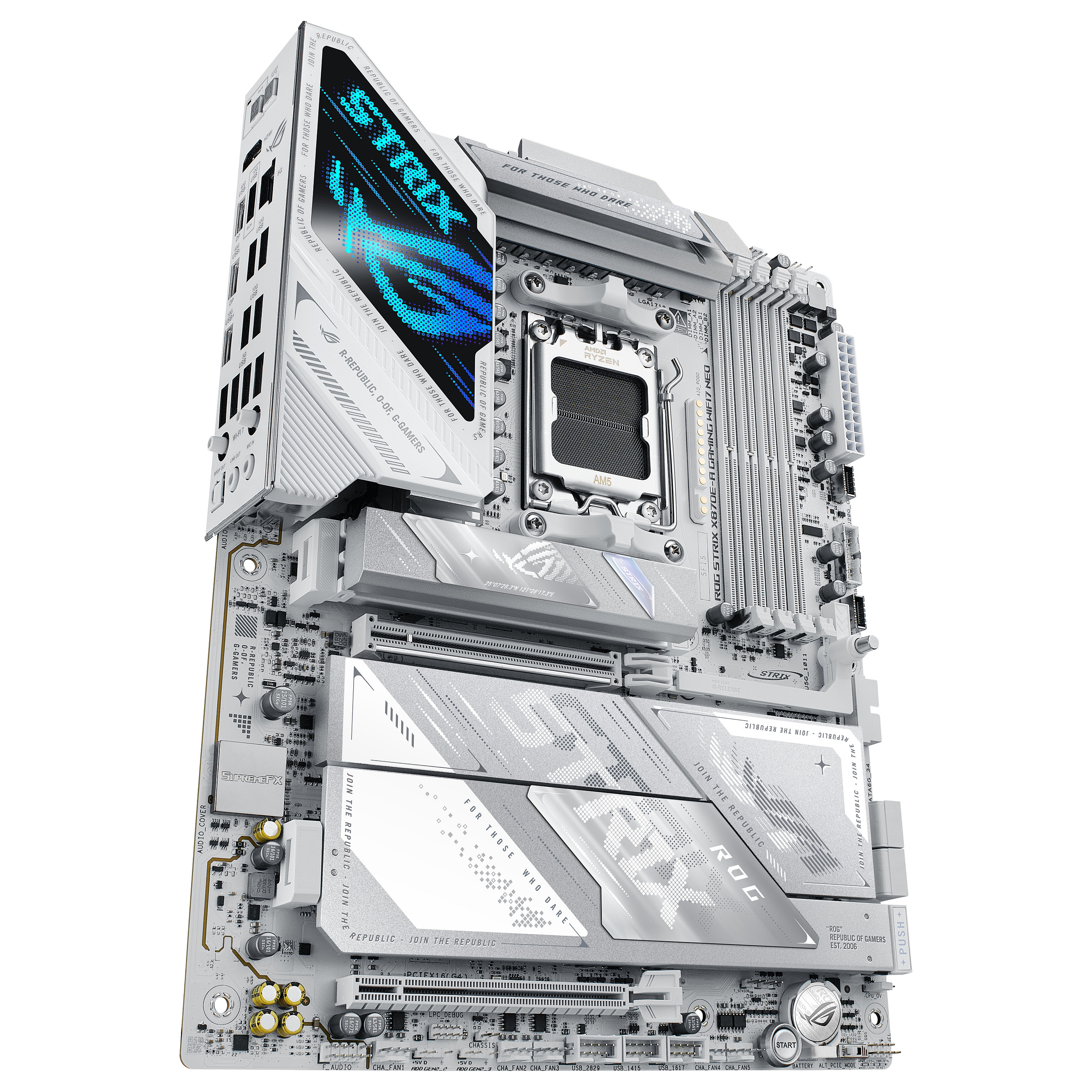 Pllakë Amë AMD AM5 ASUS ROG STRIX X870E‑A GAMING NEO / Wi‑Fi 7 / DDR5 / ATX / HDMI thumbnail 5