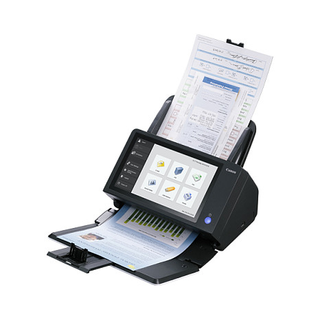 Skaner Canon ScanFront 400 / Document Scanner with ADF / Duplex LAN USB - Bardhë thumbnail 2
