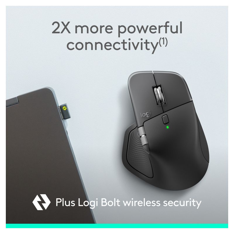 Maus pa Kabllo Logitech MX Master 4 for Business - Grafit thumbnail 4