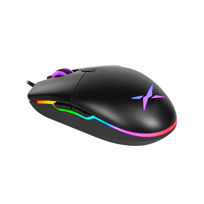 Maus Gaming Delux M630BU / Wired / Optik / RGB / 4000 DPI / I zi 3