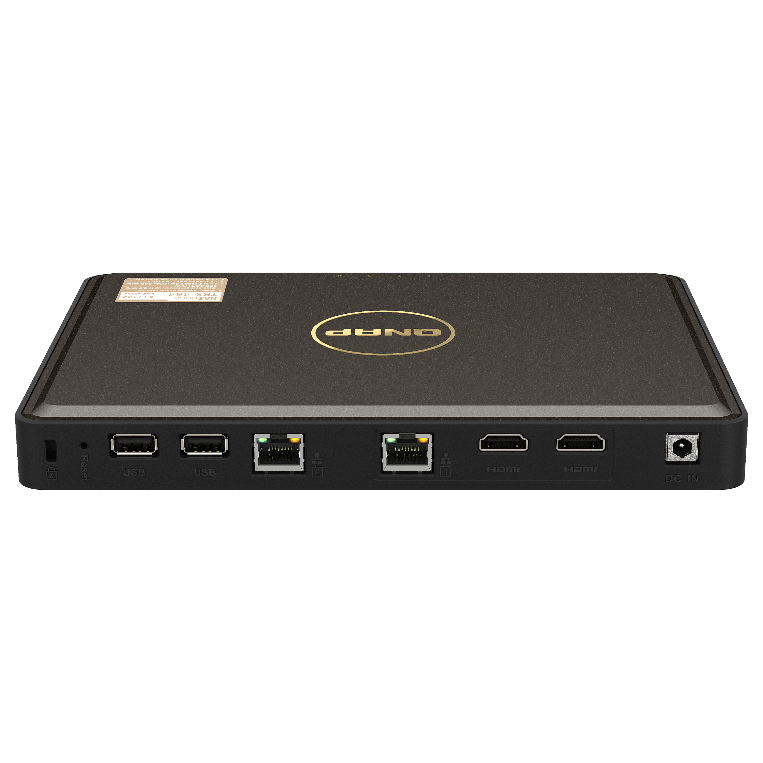 QNAP TS-1273AU-RP-8G 12-Bay Rackmount NAS Server – AMD Ryzen V1500B, 8GB DDR4 ECC, Dual 2.5GbE, Redundant PSU 2