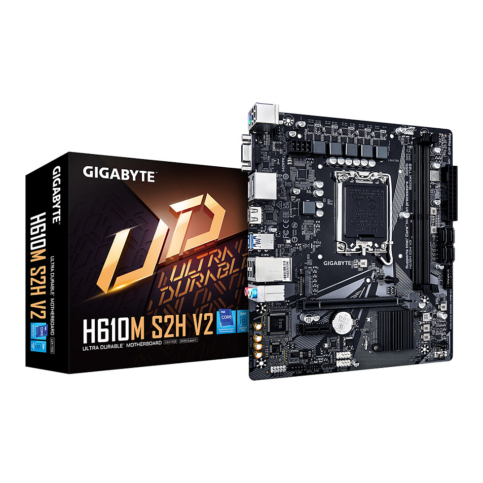 Pllakë Amë MB Intel Gigabyte H610M S2H V2 / LGA 1700 / DDR5 / mATX / HDMI