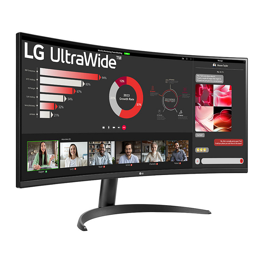 Monitor LG 34WR50QK-B / 34 Inch / WQHD / Ultra Wide / 100Hz / 5ms / I zi 4