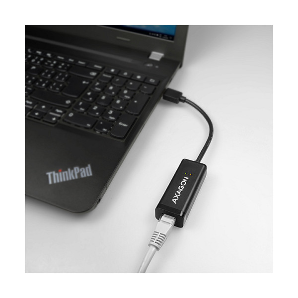 Adapter Rrjeti AXAGON ADE-SR, Gigabit Ethernet 10/100/1000Mbps, USB 3.0 Type-A, 1× RJ45 - Zezë 10