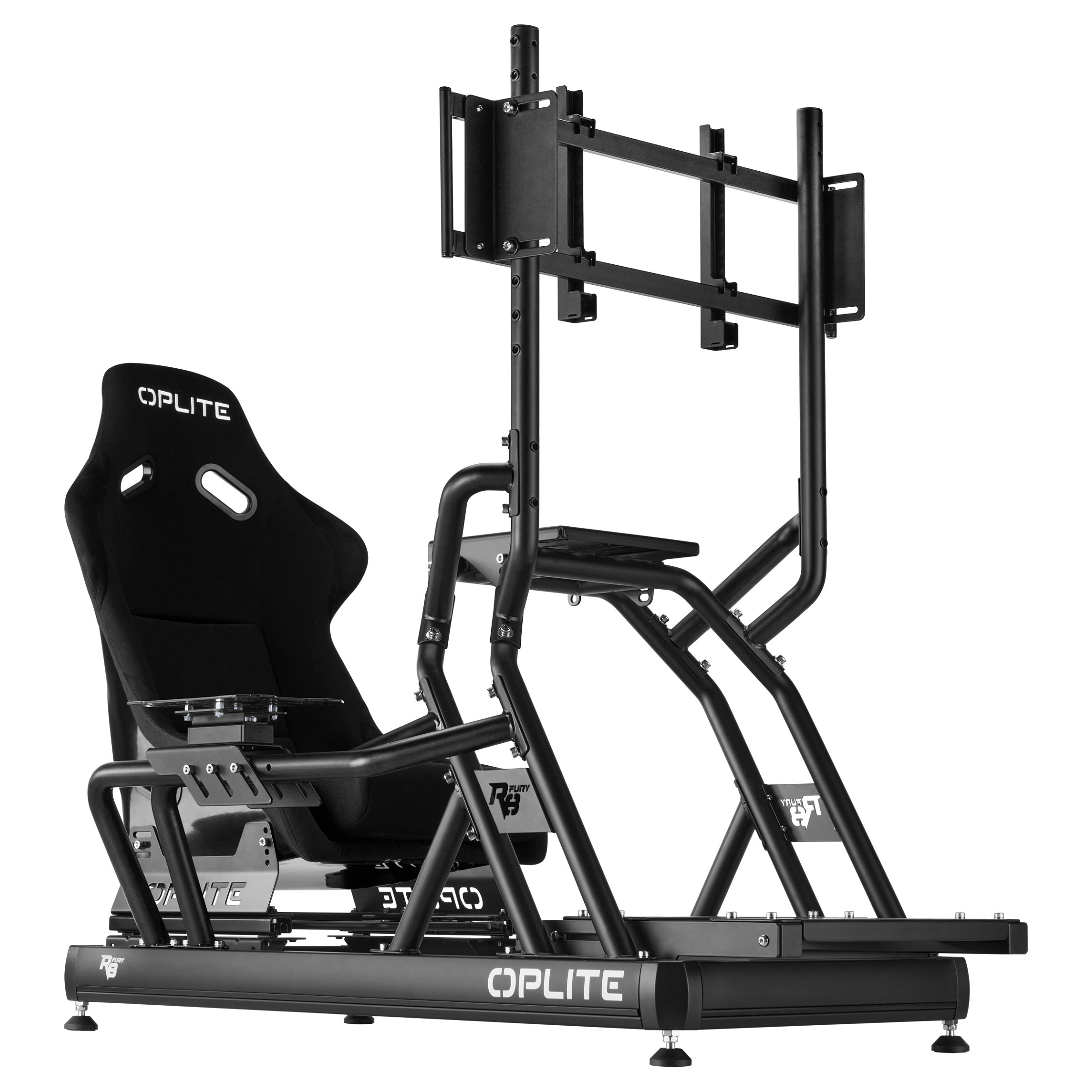 Mbajtëse për Monitor OPLITE OP-R8-SMSB / 1 Monitor / deri 57" / deri 30kg / VESA 75x75–400x200 / Lartësi e Rregullueshme - Zezë 3