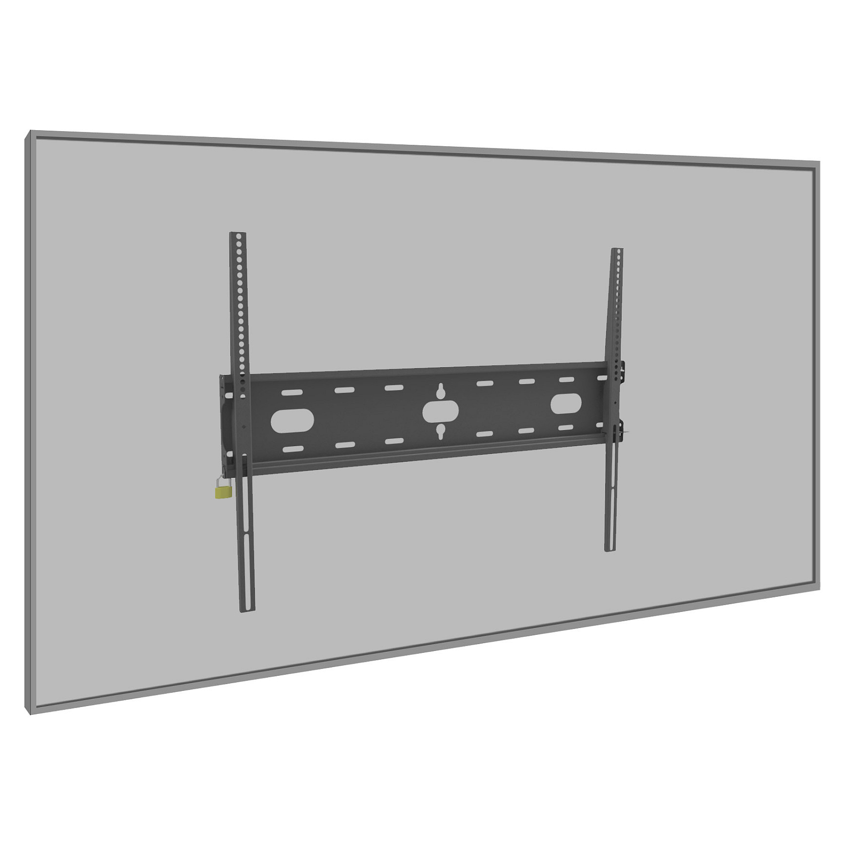 Mbajtëse për Monitor iiyama MD-WM8060 / deri 125kg / VESA 100x100–800x600 / Montim në Mur - Zezë 4