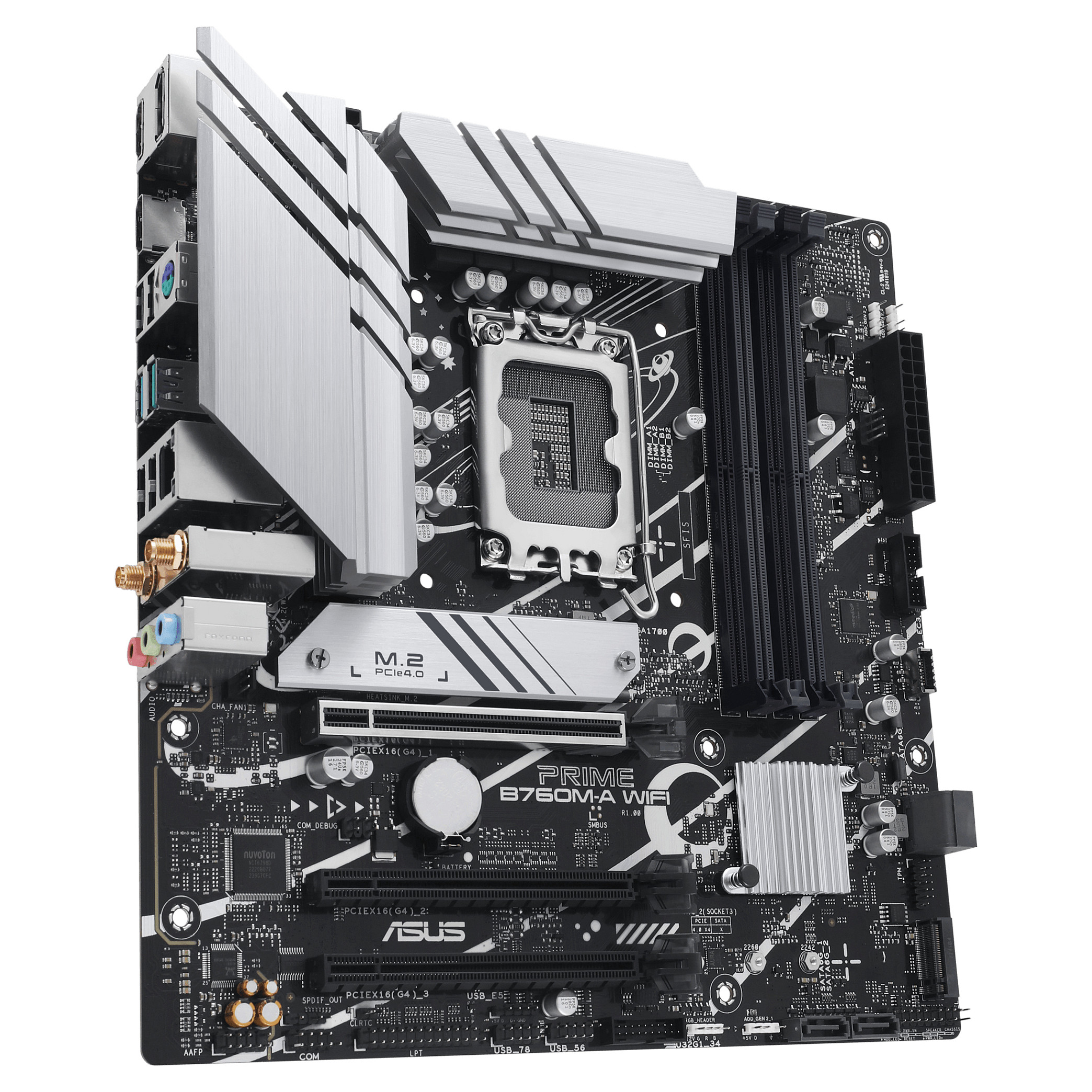 Pllakë Amë ASUS PRIME B760M-A thumbnail 3