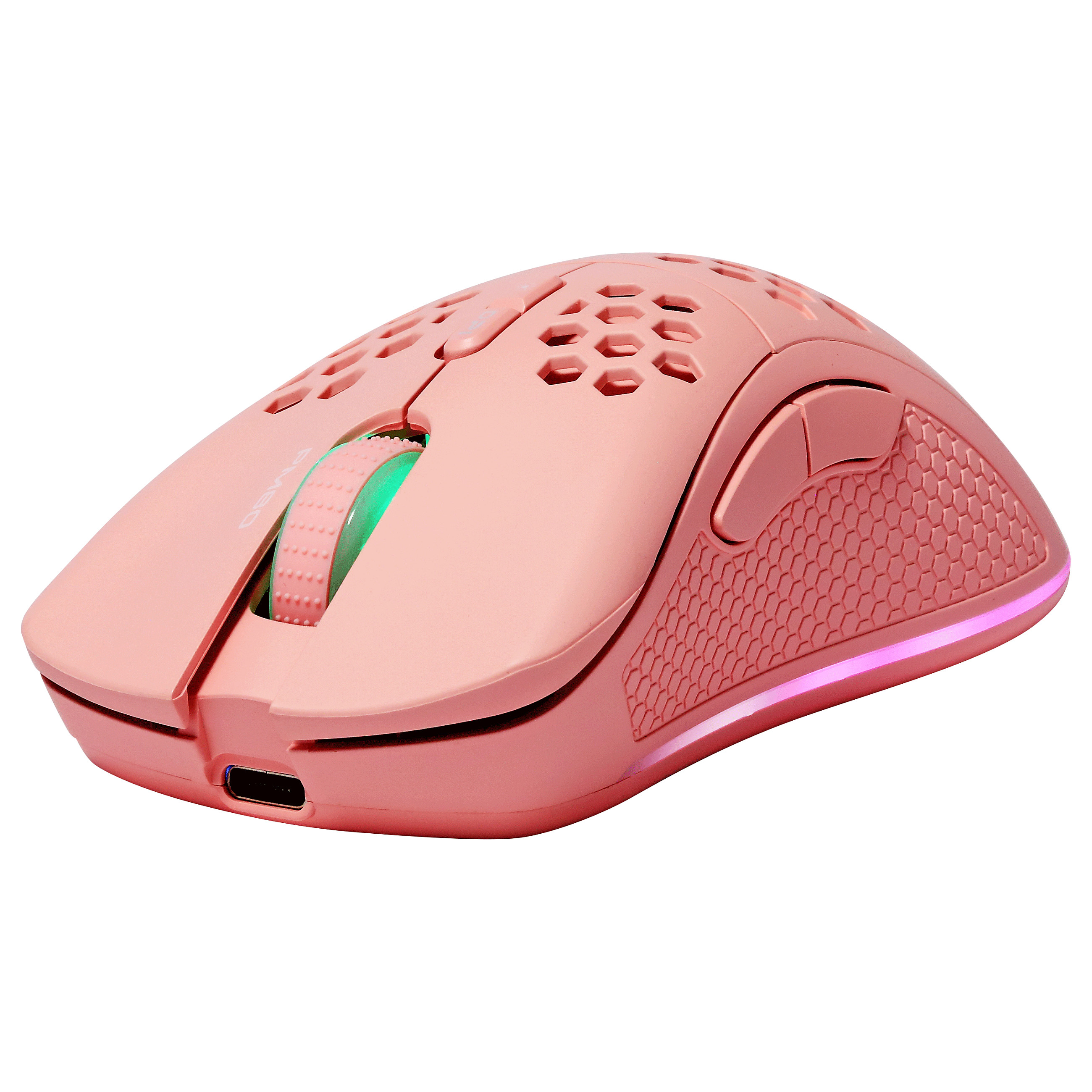 Maus Gaming Deltaco DM220 / Wireless / SPCP6651 / 4800 DPI / 1000Hz / 7 Butona / RGB - Zezë 3