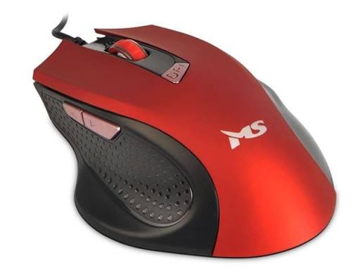 Maus me kabllo MS MSI FOCUS C116 - Kuqe thumbnail 3