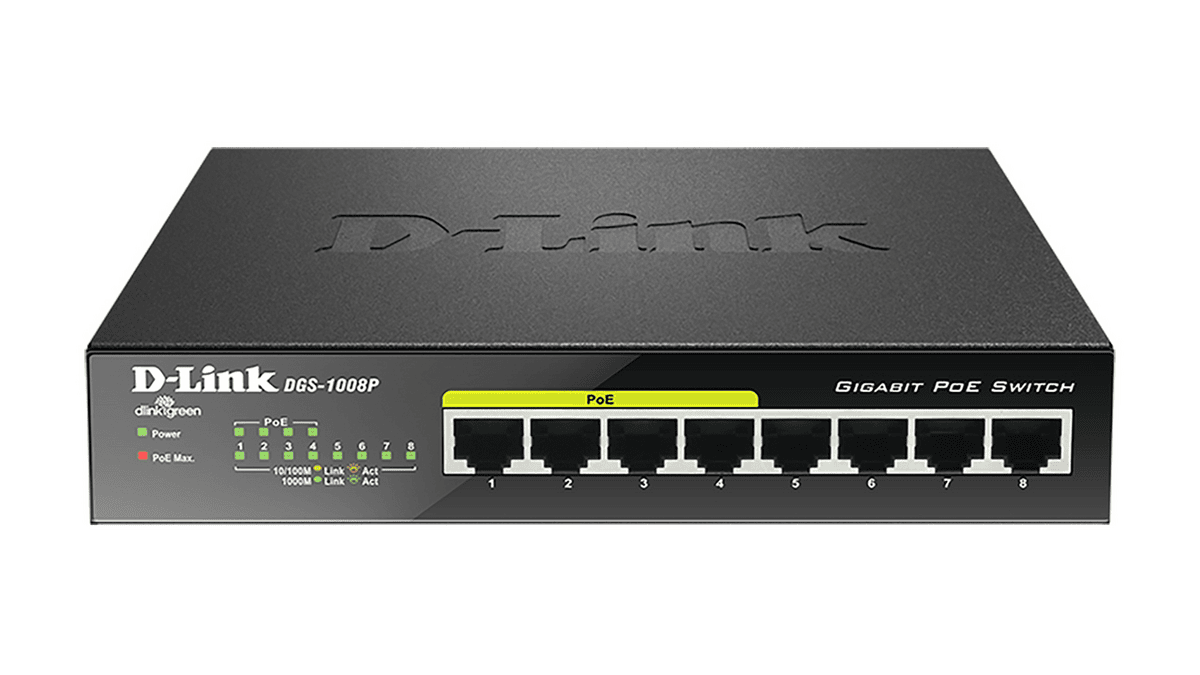 D-Link DES-105 5-Port Fast Ethernet Unmanaged Desktop Switch – 5x RJ45 10/100Mbps, Metal Housing, Fanless, Plug & Play, Zezë 8