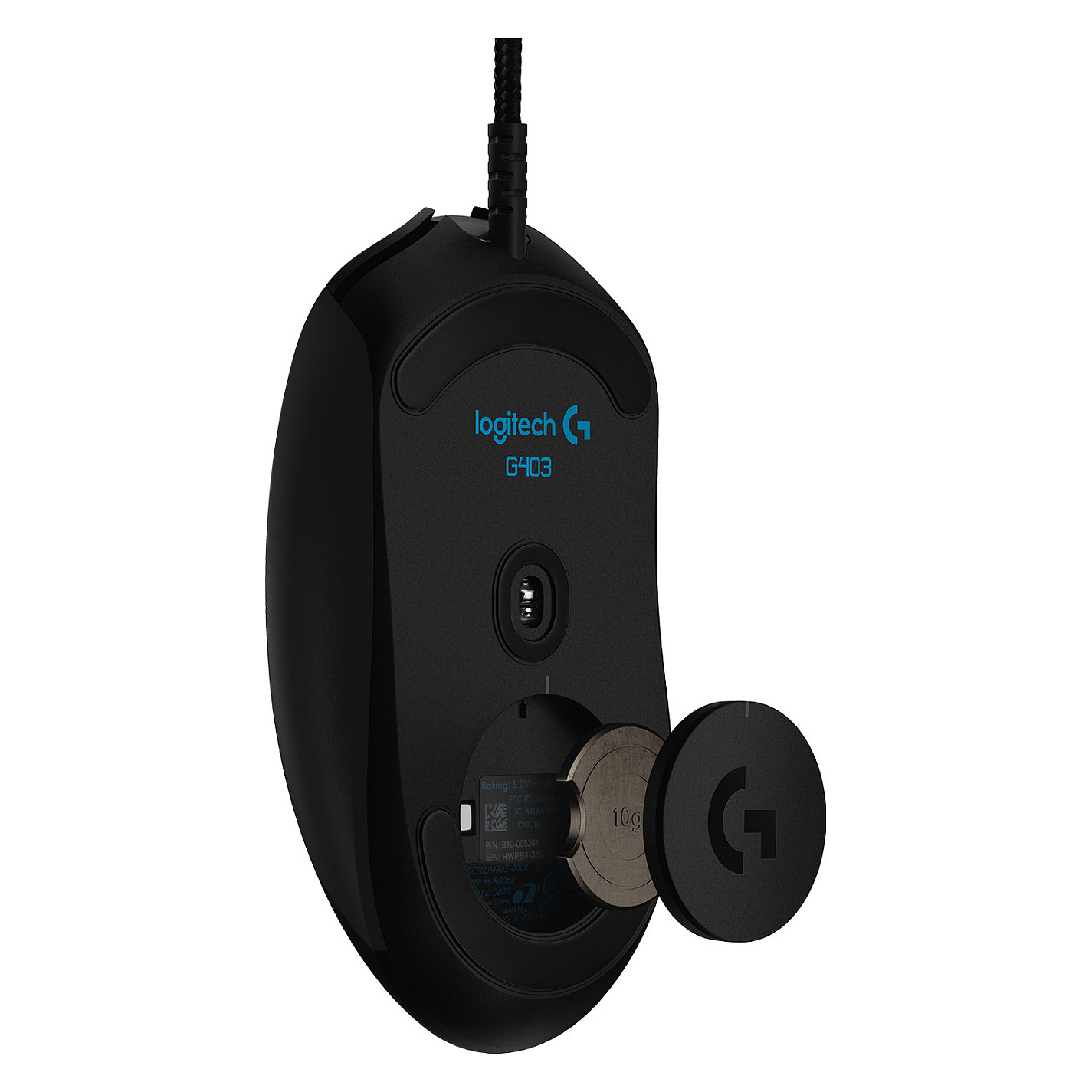 Maus Gaming Logitech G403 HERO / Wired / HERO 25K / 25.600 DPI / 1000Hz / 6 Butona / RGB - Zezë 9