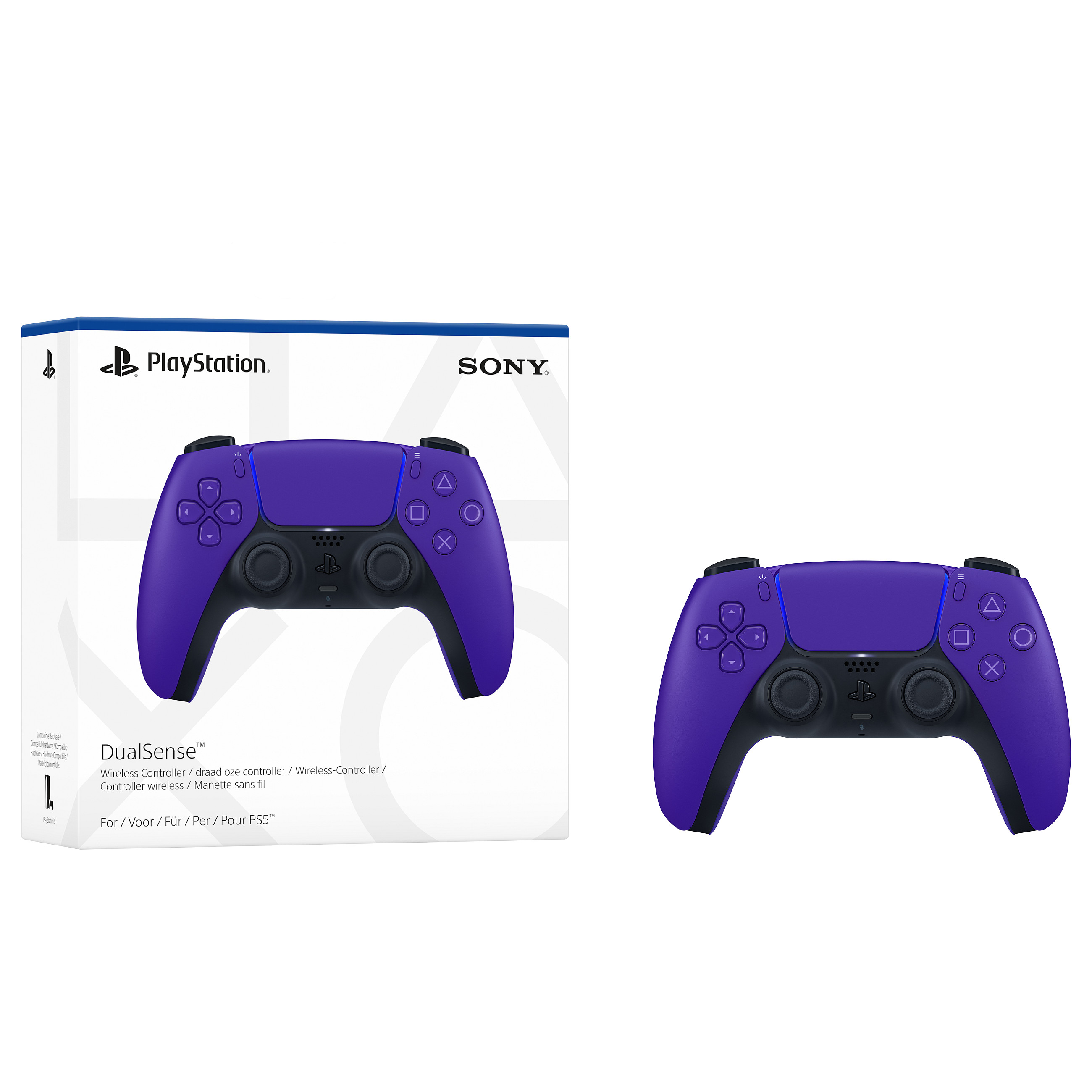 Kontroller Sony DualSense Galactic Purple / Wireless & Wired – Vjollcë thumbnail 5