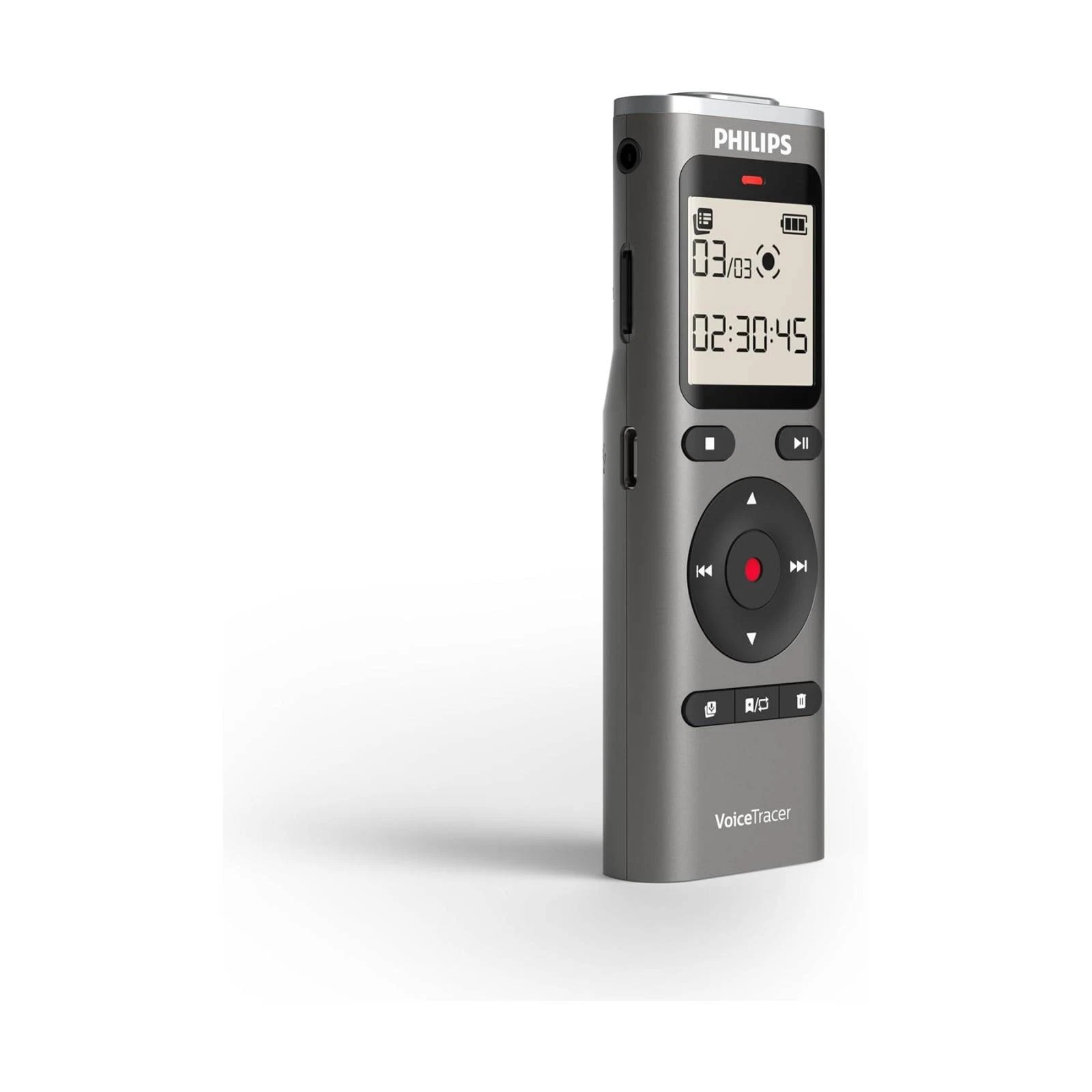 Diktafon Digjital Philips VoiceTracer DVT1170, 8GB, Ekran LCD 1.34", USB-C, microSD, Regjistrim me Aktivizim Zëri - Hiri 4