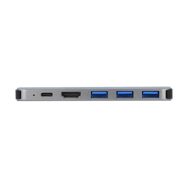 Docking Station për MacBook / 2xHDMI / 3xUSB-A / 1xUSB-C - Argjend thumbnail 3