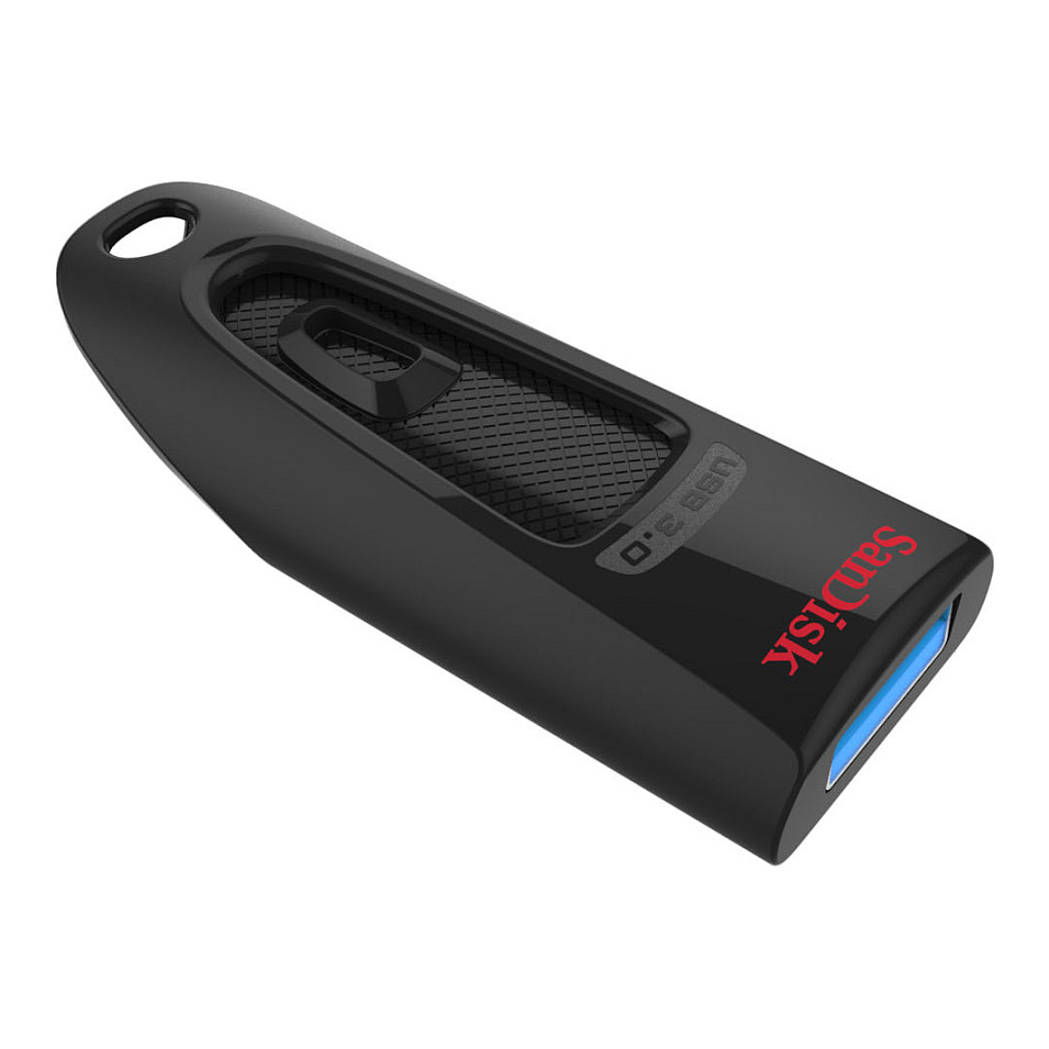 Pajisje USB Flash STICK 32GB USB 3.0 SanDisk Ultra e zezë