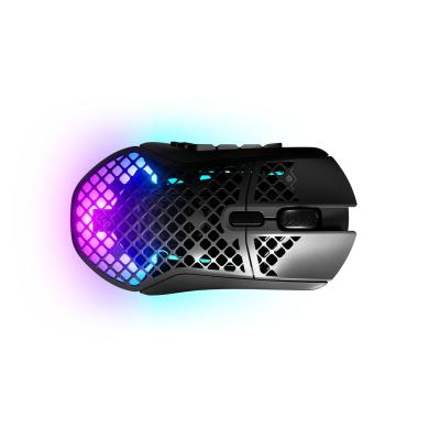 Maus Gaming pa Kabllo SteelSeries Aerox 9 Wireless / 62618 / 18.000 CPI / 18 Butona / 2.4GHz + Bluetooth 5.0 / 180 orë / 89 g – Zezë 3