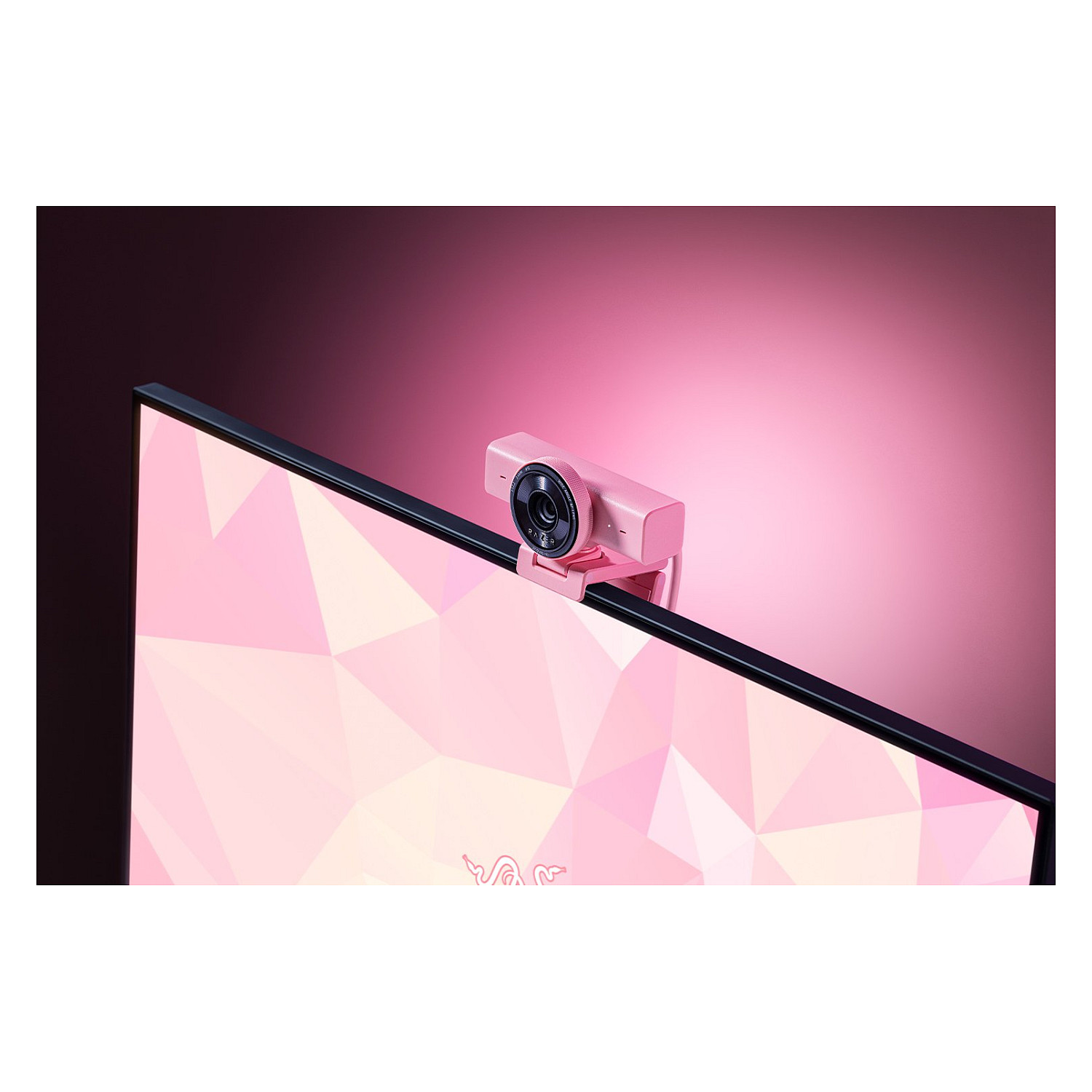 Webcam Razer Kiyo V2 X / 1080p / 60FPS / Streaming - Rozë thumbnail 2