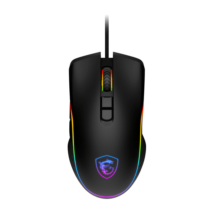 Maus Gaming  MSI Forge GM340 W / 12.000 DPI / 1.000 Hz / 6 Butona / RGB / Bluetooth 5.2 – Bardhë 7