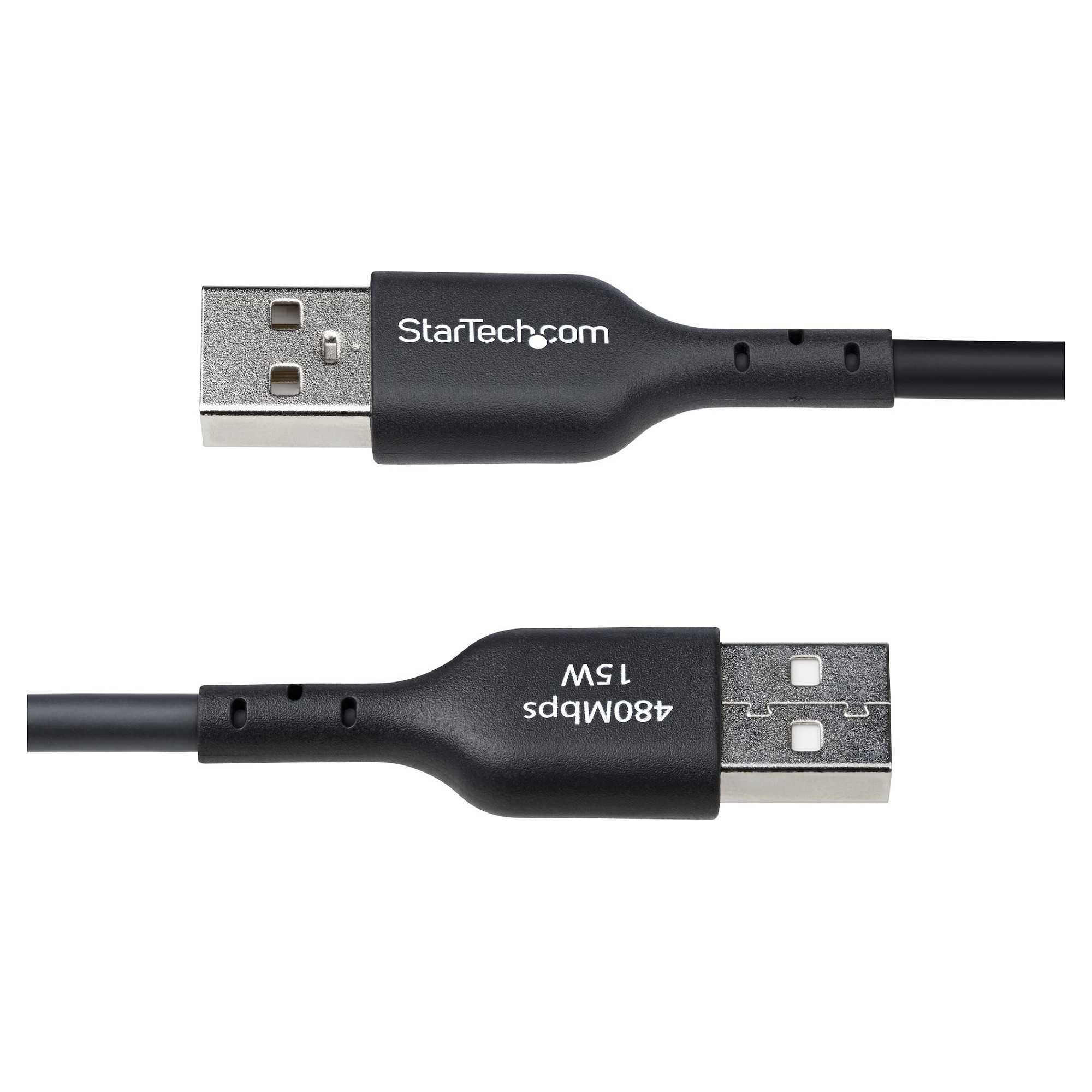 Kabllo StarTech.com USB2AC3MNC, USB-A në USB-C, USB 2.0, 480 Mbps, 15 W, 3 m - Zezë 4