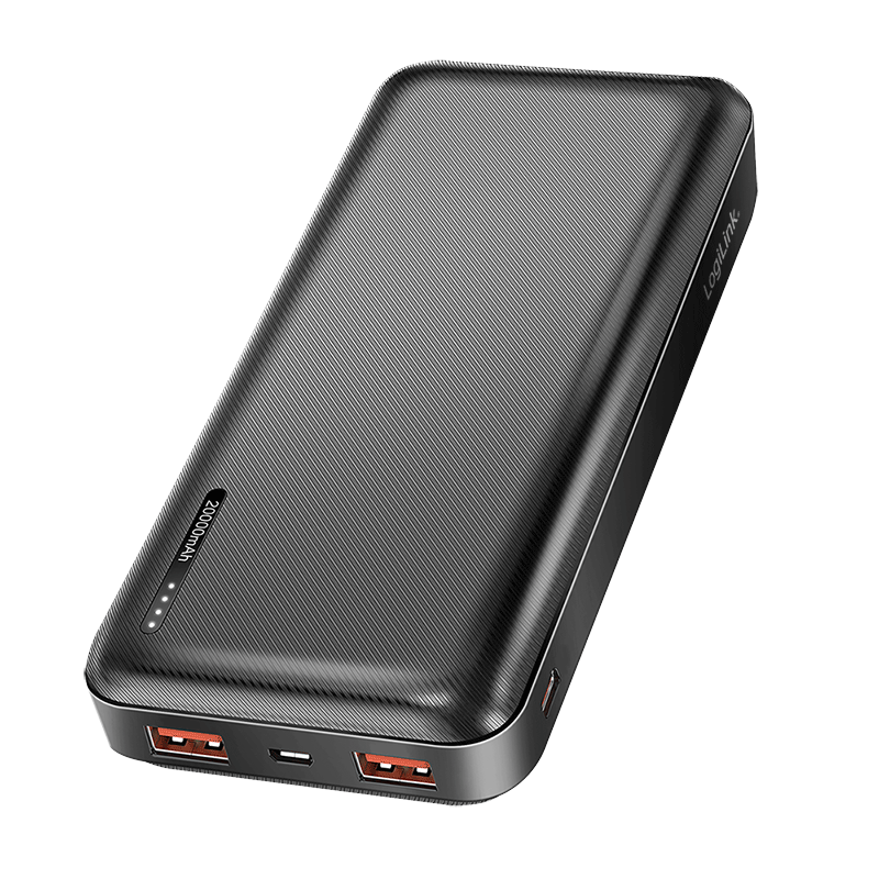 Powerbank LogiLink PA0378, 20000 mAh, LiPo, PD 20 W, QC 3.0 - Zezë