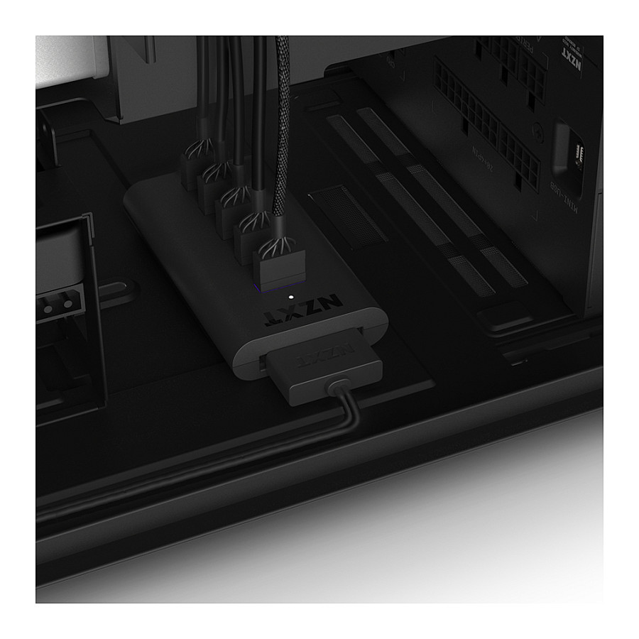 Hub USB i Brendshëm NZXT AC-IUSBH-M3, 4x USB 2.0, SATA, Montim Magnetik - Zezë 6