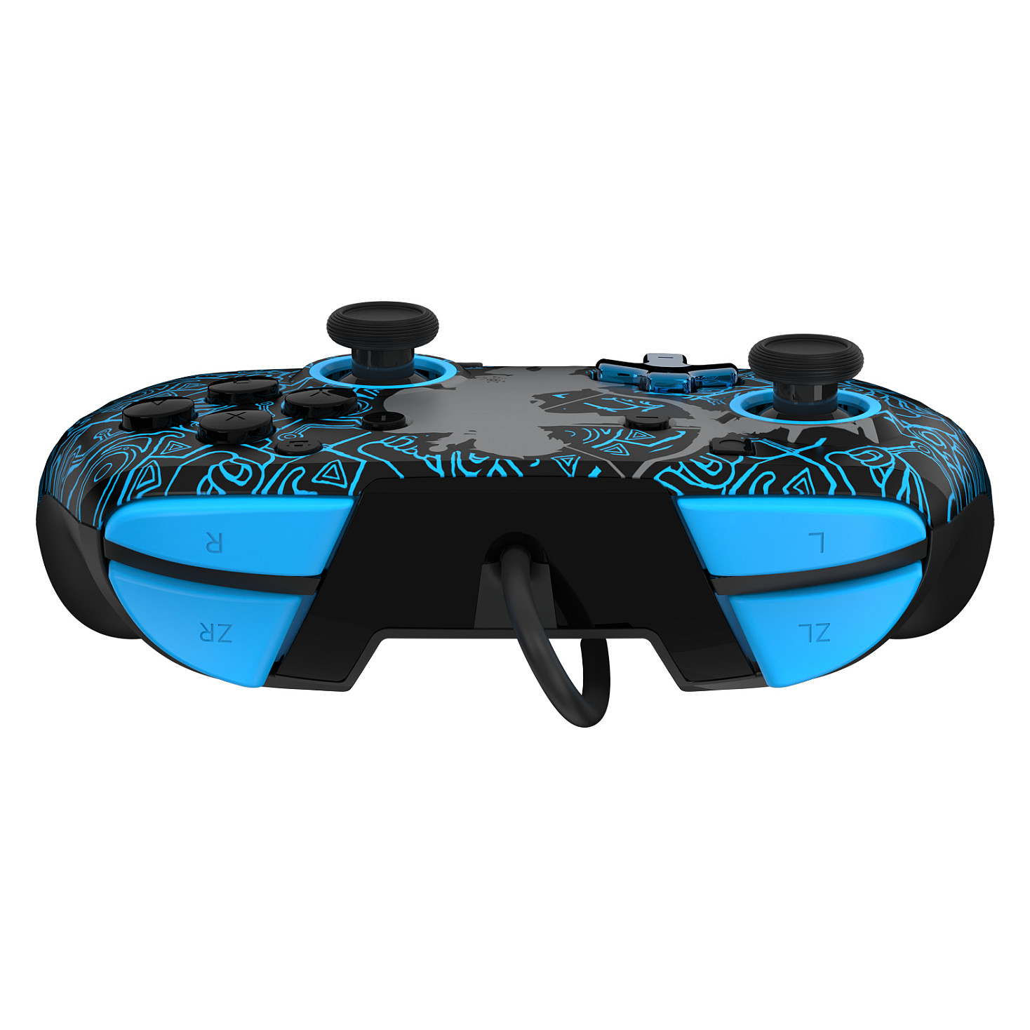 Kontroller Nintendo PDP Rematch GLOW Sheikah Shoot Switch - Blu 7