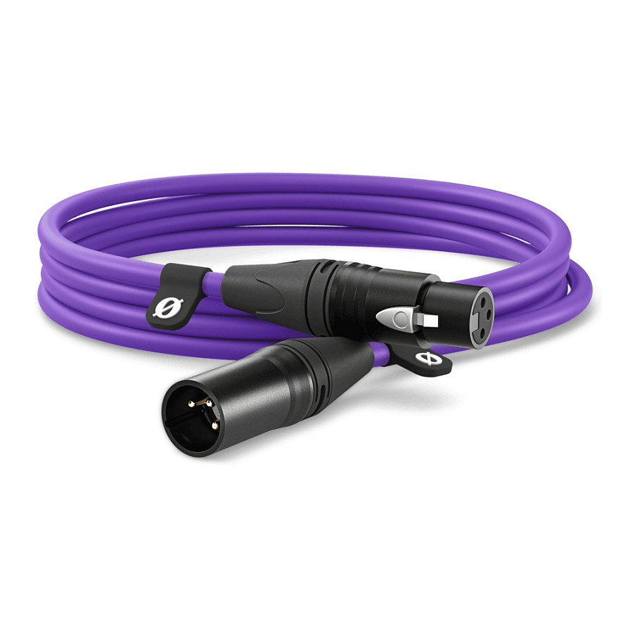 Kabllo RØDE XLR3M-PU, XLR Mashkull në XLR Femër, 3 m - Vjollcë