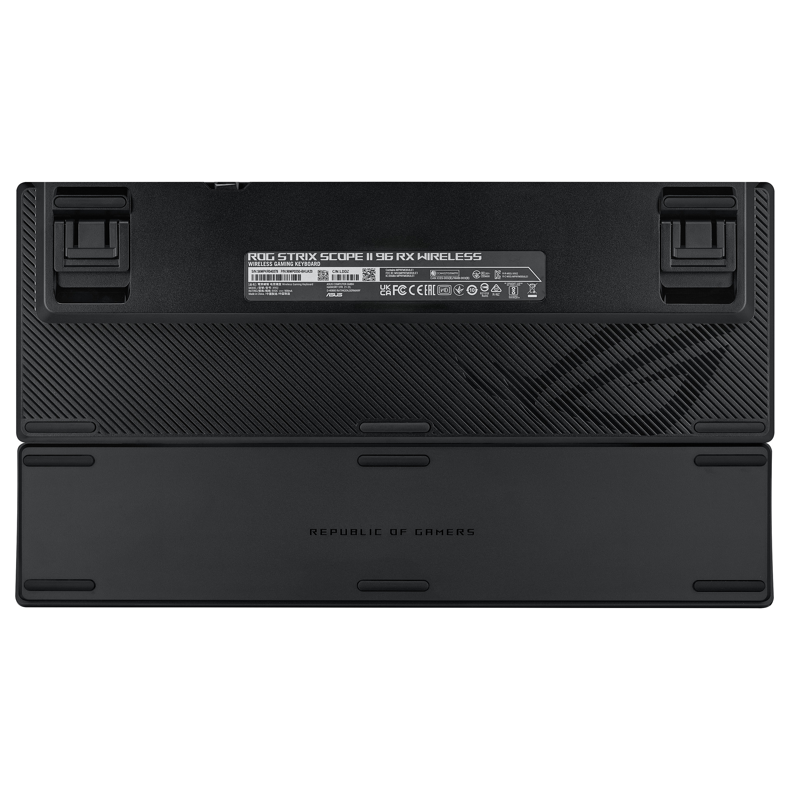 Tastierë Gaming ASUS ROG Strix Scope II 96 RX / Mekanike / Optical Switch (ROG RX Red) / Wired&Wireless / USB-C + Bluetooth+ RF 2.4GHz / Francez – Zezë 6