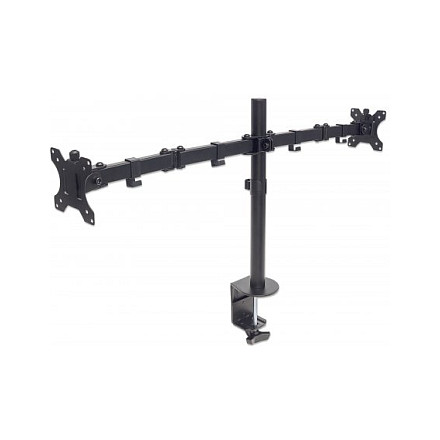 Mbajtëse për Monitor Manhattan 461528 , 2 Monitorë , 13–32" , deri 8kg për monitor , VESA 75x75 & 100x100 - Zezë 2