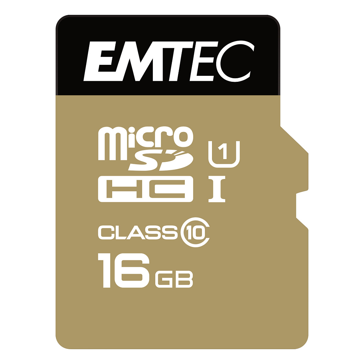 Kartë Memorie SD CARD Emtec m16GB UHS-I U1 EliteGold + Adapter