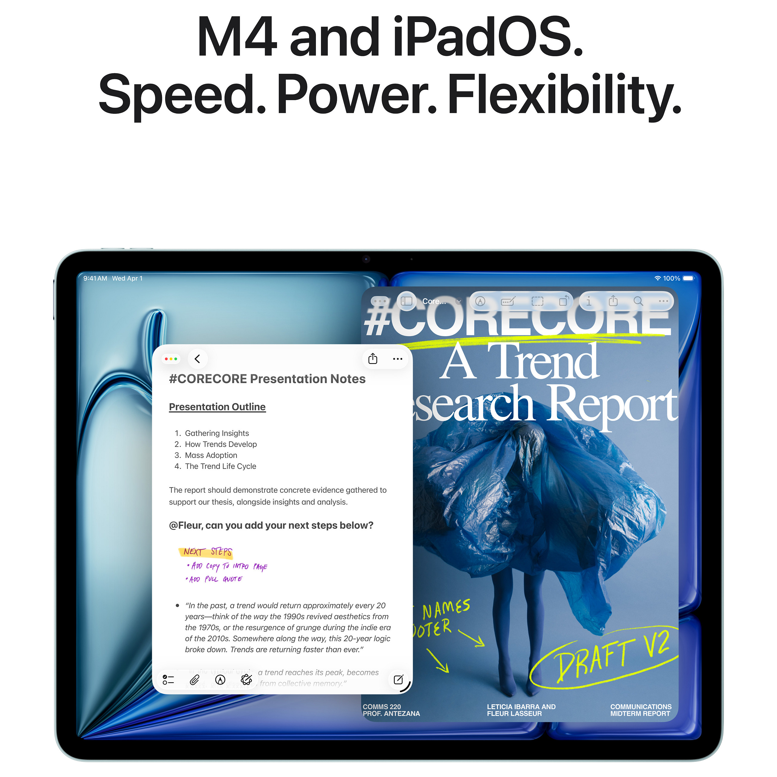 Apple iPad Air M4 / 11" / Wi-Fi / 512GB – Purple 4