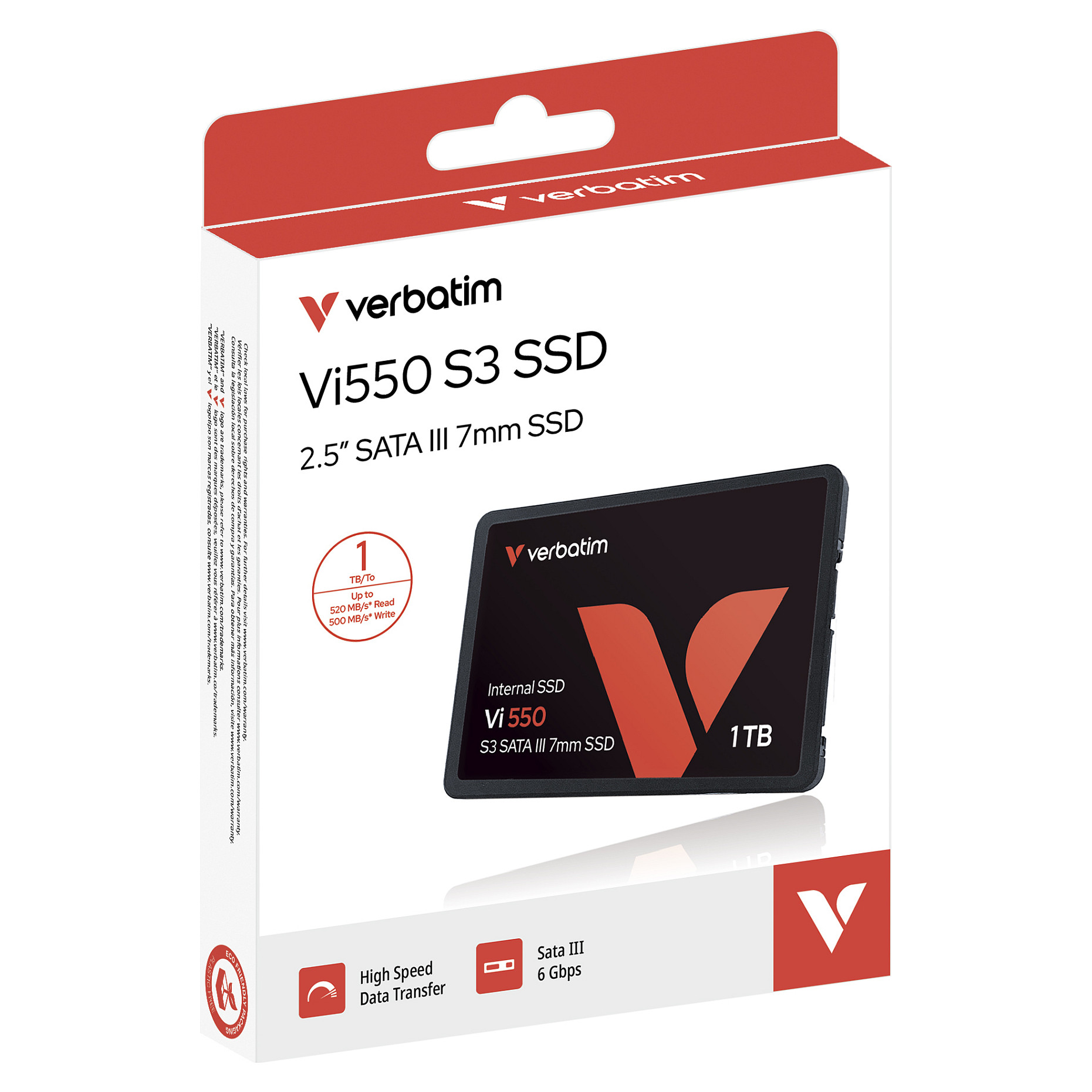 SSD e Brendshme Verbatim Vi550 S3 Phison / 1TB / 2.5" / SATAIII