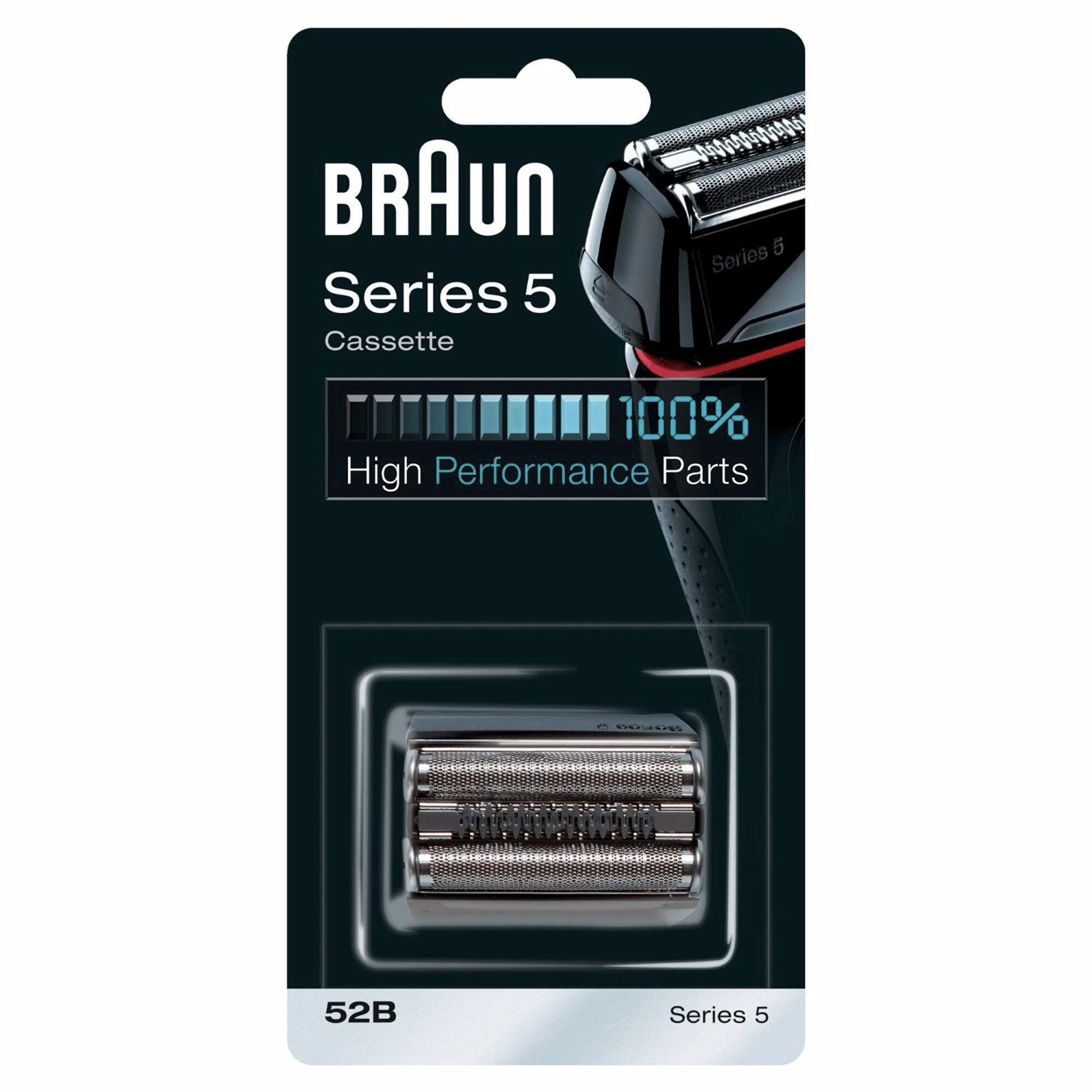 Kokë zëvendësuese për makinë rroje Braun Series 5 / 52B – Zezë 2