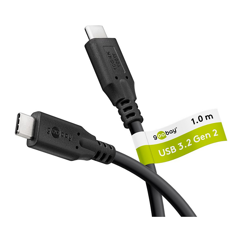 Kabllo USB Goobay 93999, USB 3.0, USB-A Mashkull në USB-A Femër, 5Gbps, 3m - Zezë 3