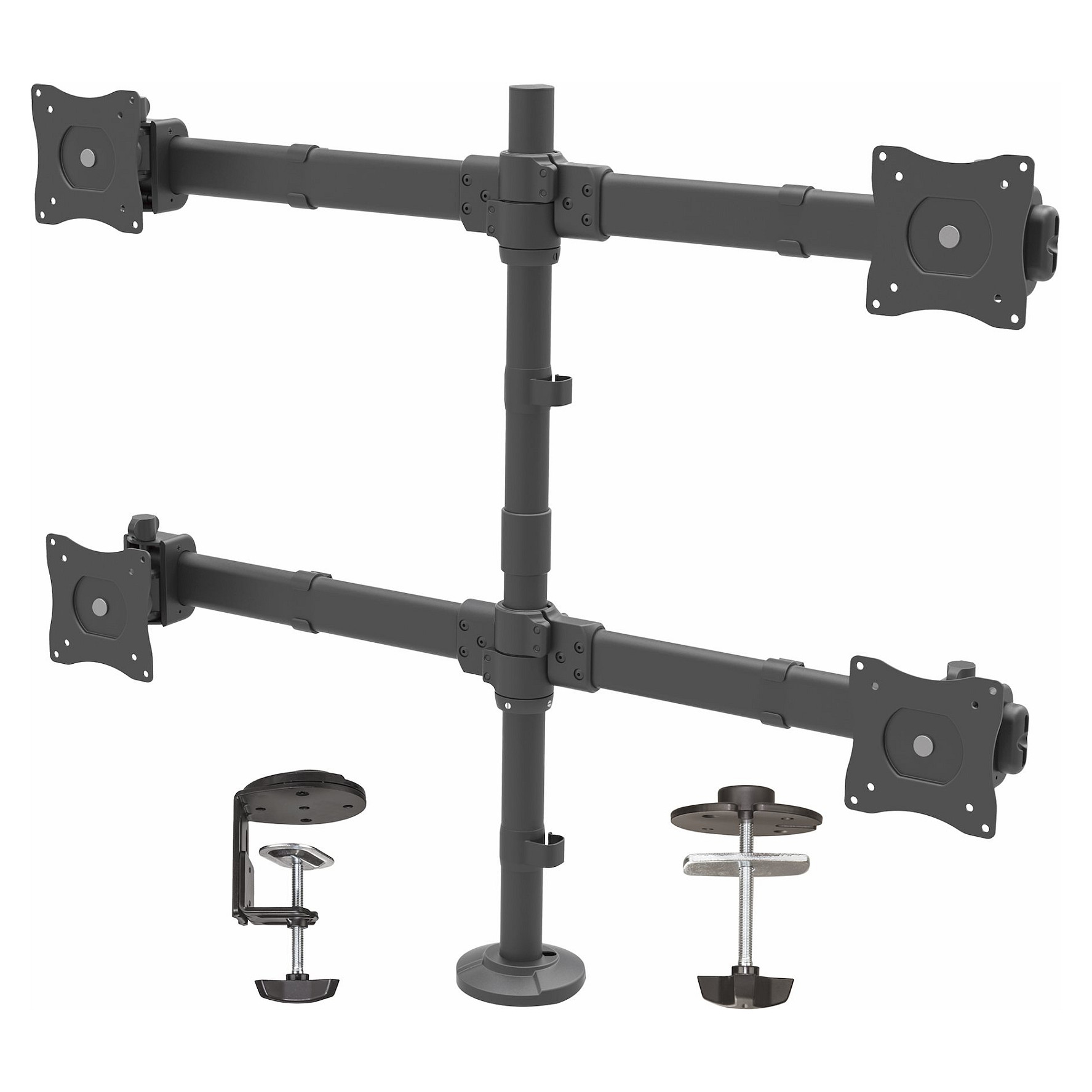 Mbajtëse për Monitor StarTech.com ARMWALL / 1 Monitor / 13–27" / deri 10kg / VESA 75x75 & 100x100 / Montim në Mur / Rotacion 360° - Zezë 9