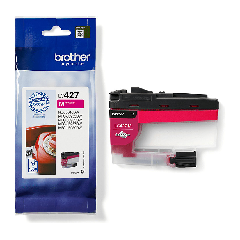 INK Brother LC-427M / 1500 faqe – Rozë thumbnail 3
