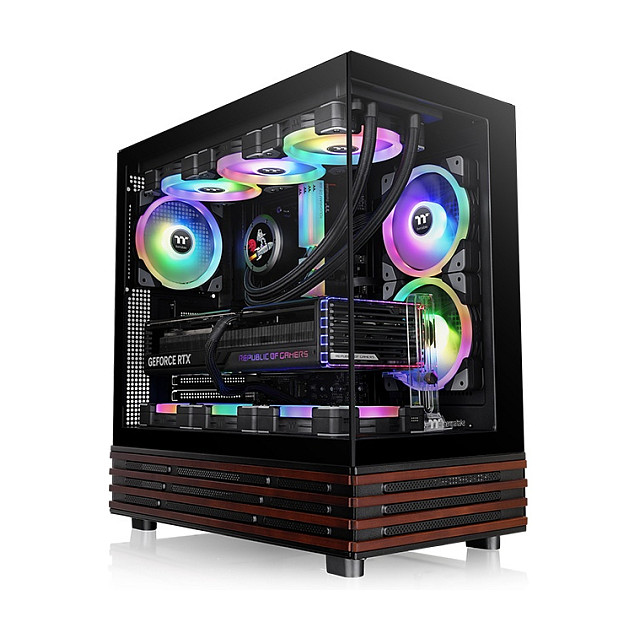 Kasë Thermaltake View 270 Plus WS ARGB Mid Tower - Zezë