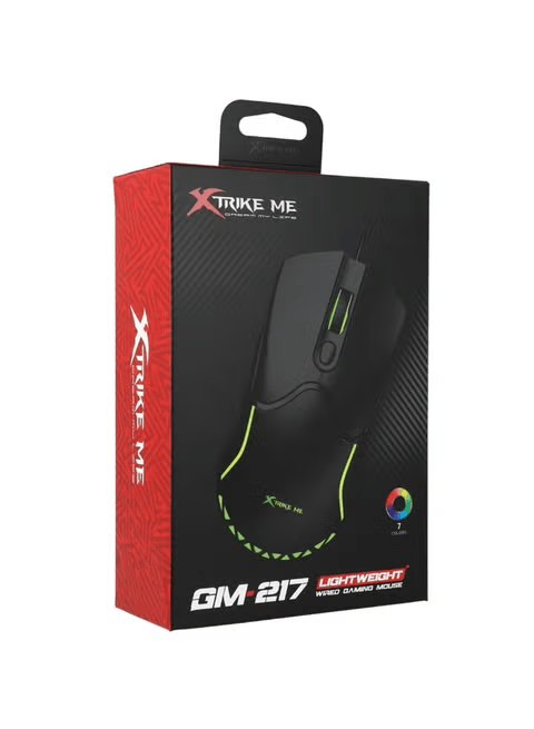 MOUSE GAMING XTRIKE GM-217 WIRED BLACK 4