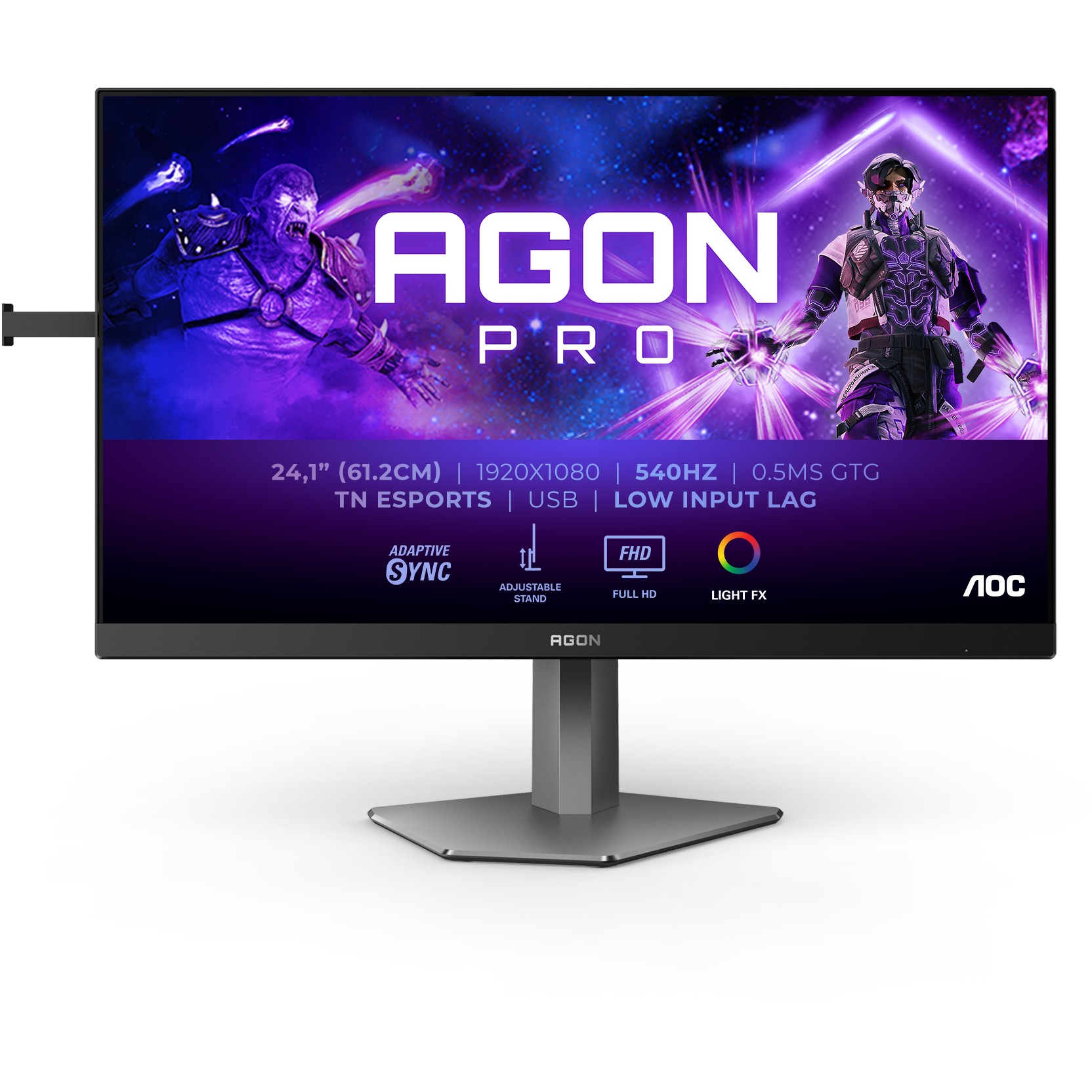 MONITOR GAMING 25″ FHD AOC 25G3ZM/BK 8