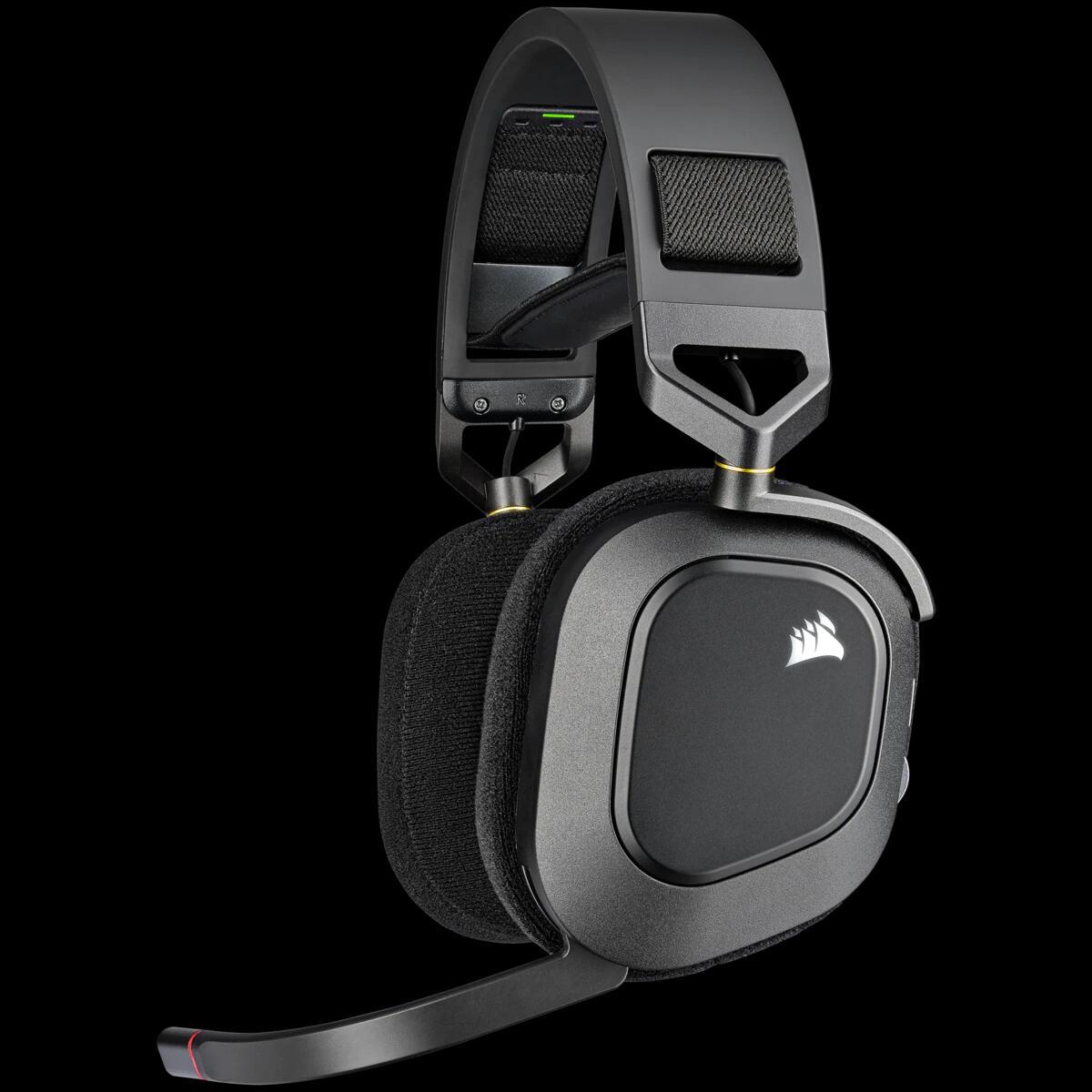 Kufje Gaming Corsair HS80 Wireless / CA-9011235-EU / Pa Kabllo / Wireless + USB / Dolby Atmos - Zezë 2