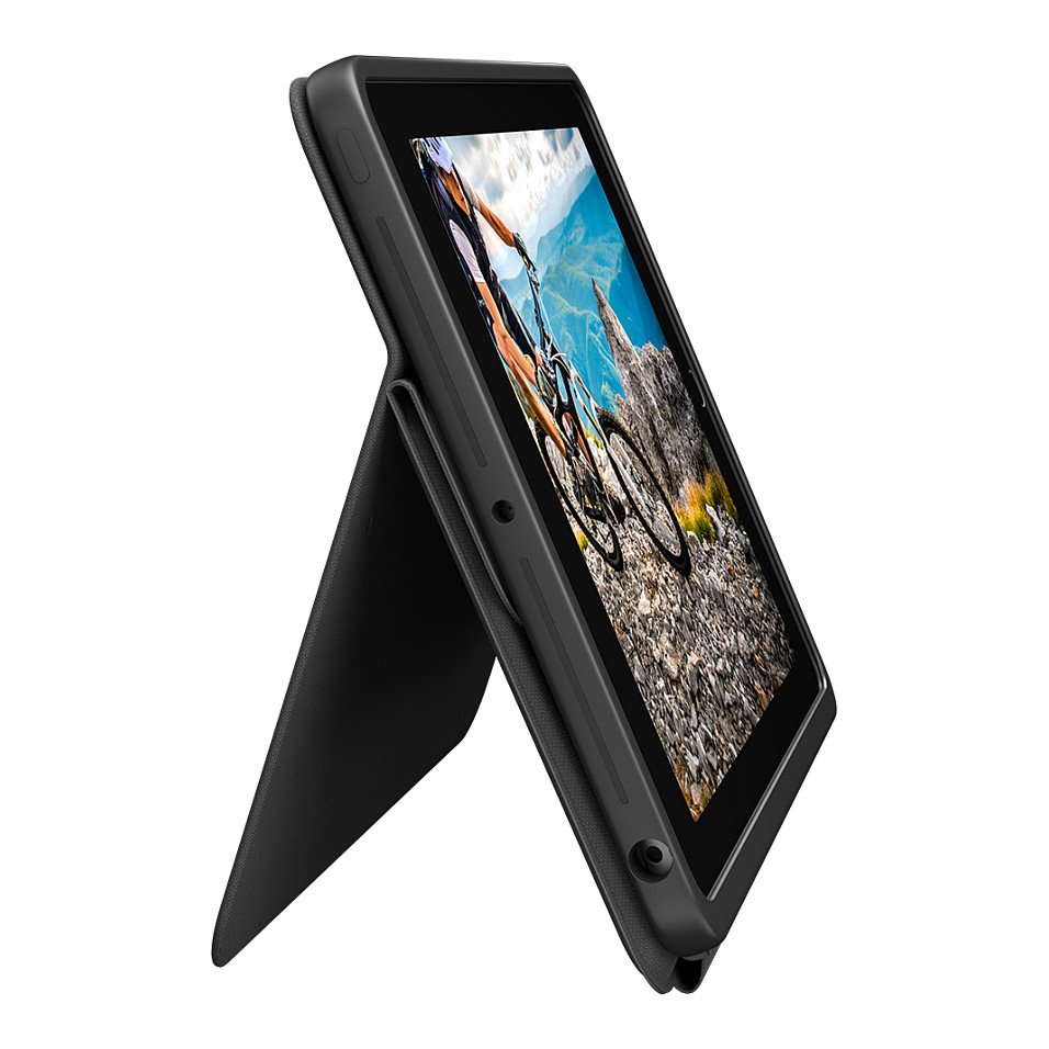 Tastierë për Tabletë Logitech Rugged Folio / iPad 7th, 8th & 9th Gen / AZERTY (FR) / Smart Connector / Full-Size / 4 Mënyra Përdorimi – Gri 4