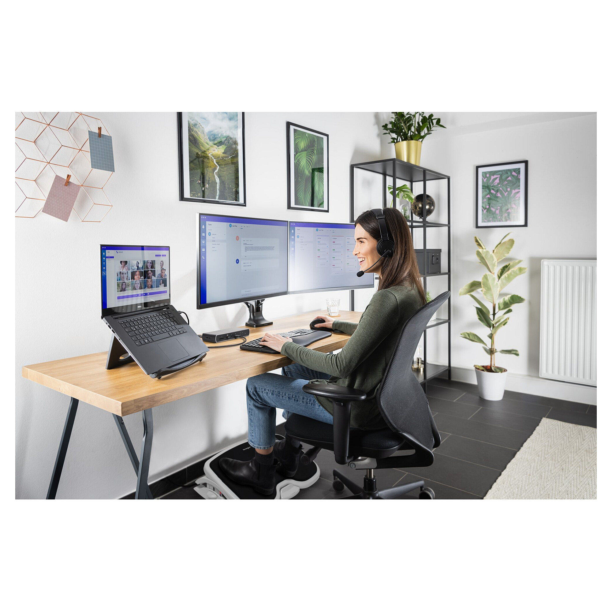 Kufje me kabllo Kensington K97457WW / USB-C / 40 mm / Noise-Cancelling Mic - Zezë 5