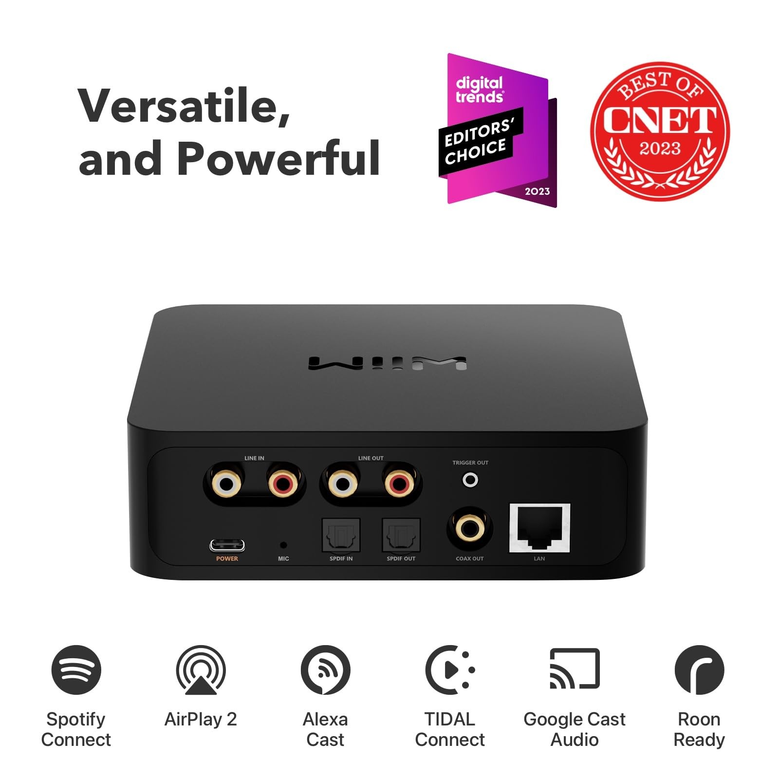 Streamer Audio WiiM Pro, Wi-Fi, Bluetooth 5.1, AirPlay 2, Google Cast, RCA, Optike, Koaksiale - Zezë 2