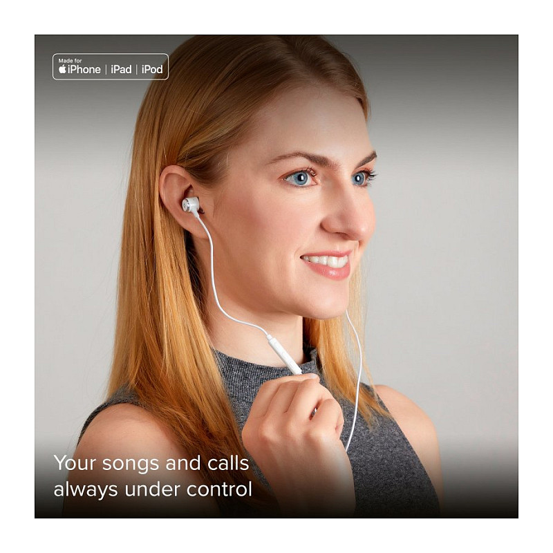 Kufje me kabllo SBS TEINEARLIGHTW / In-Ear Stereo / Lightning / Mikrofon / 1.2 m – Bardhë 6