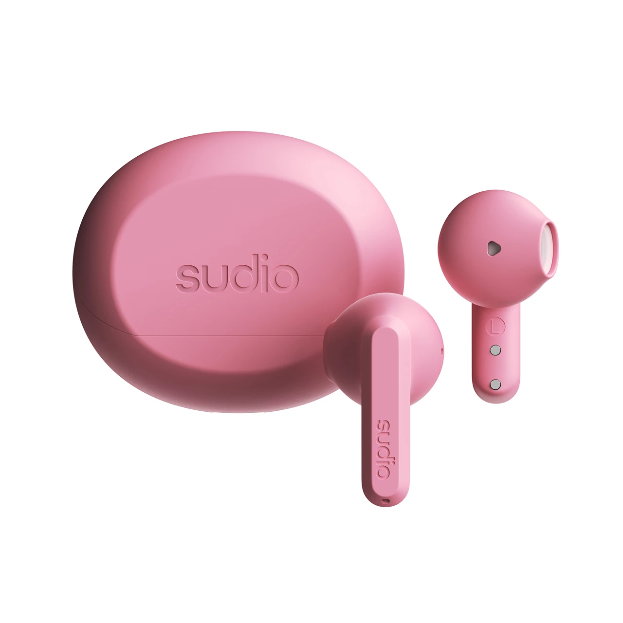 Kufje pa Kabllo Sudio A3 Pro, Bluetooth 5.4, ANC, Mikrofon, IPX4, USB-C, Deri në 25 orë Autonomi – Rozë